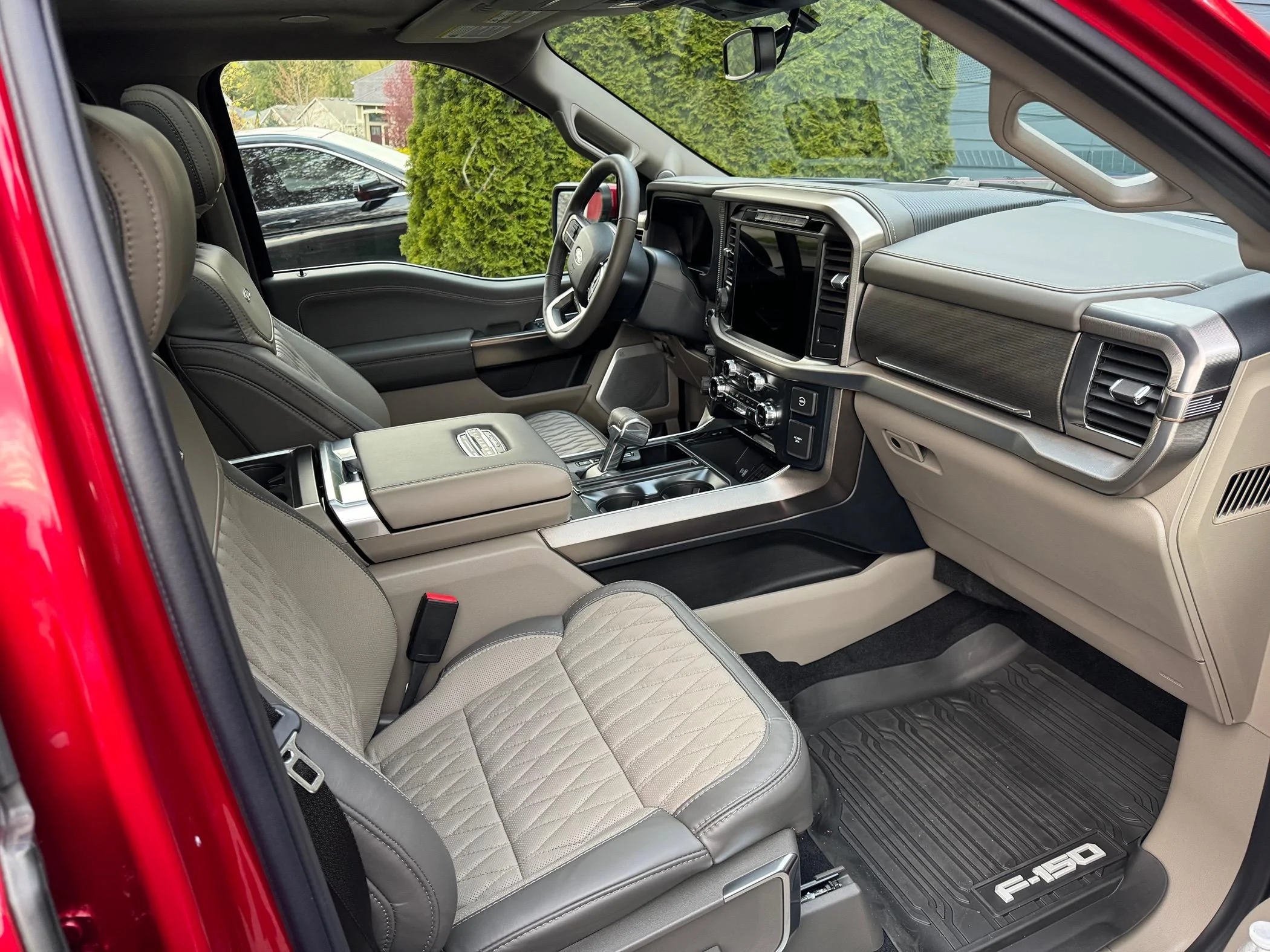 Ford F-150 2024 Rapid Red Platinum Plus Delivered IMG_1270