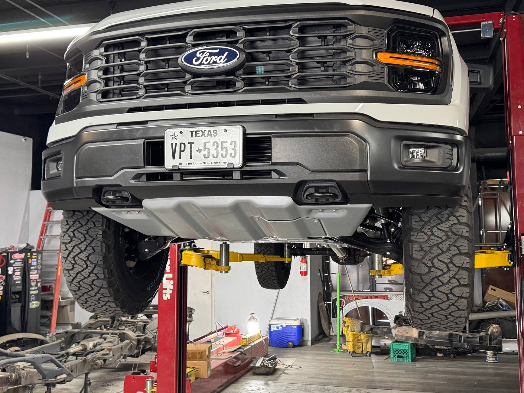 Ford F-150 F-150 Tremor Skid plate installed IMG_1343