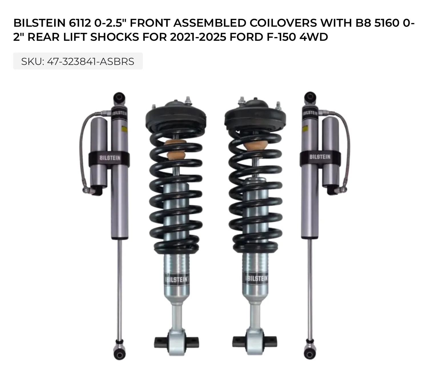 Ford F-150 2024 Avalanche Build IMG_1361