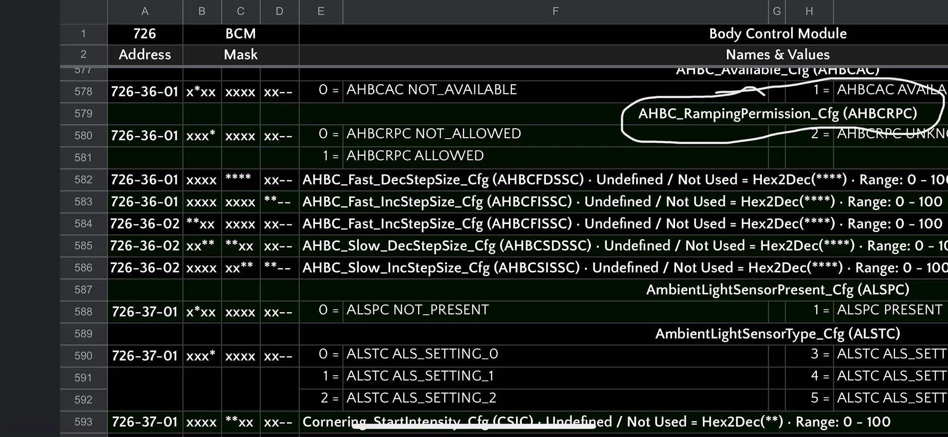 Ford F-150 2021+ F-150 FORScan List / Database / Spreadsheet IMG_1376