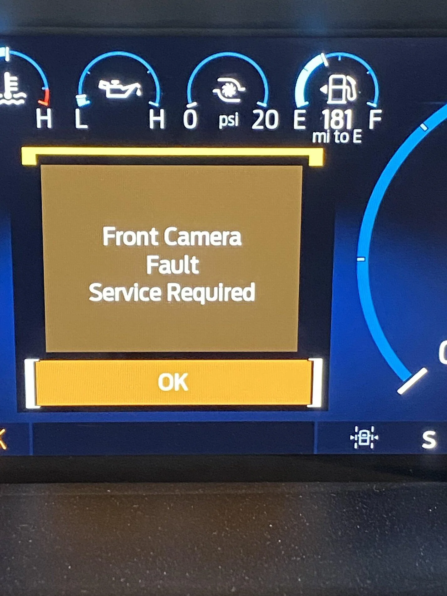 Ford F-150 Sensor faults on first drive IMG_1381