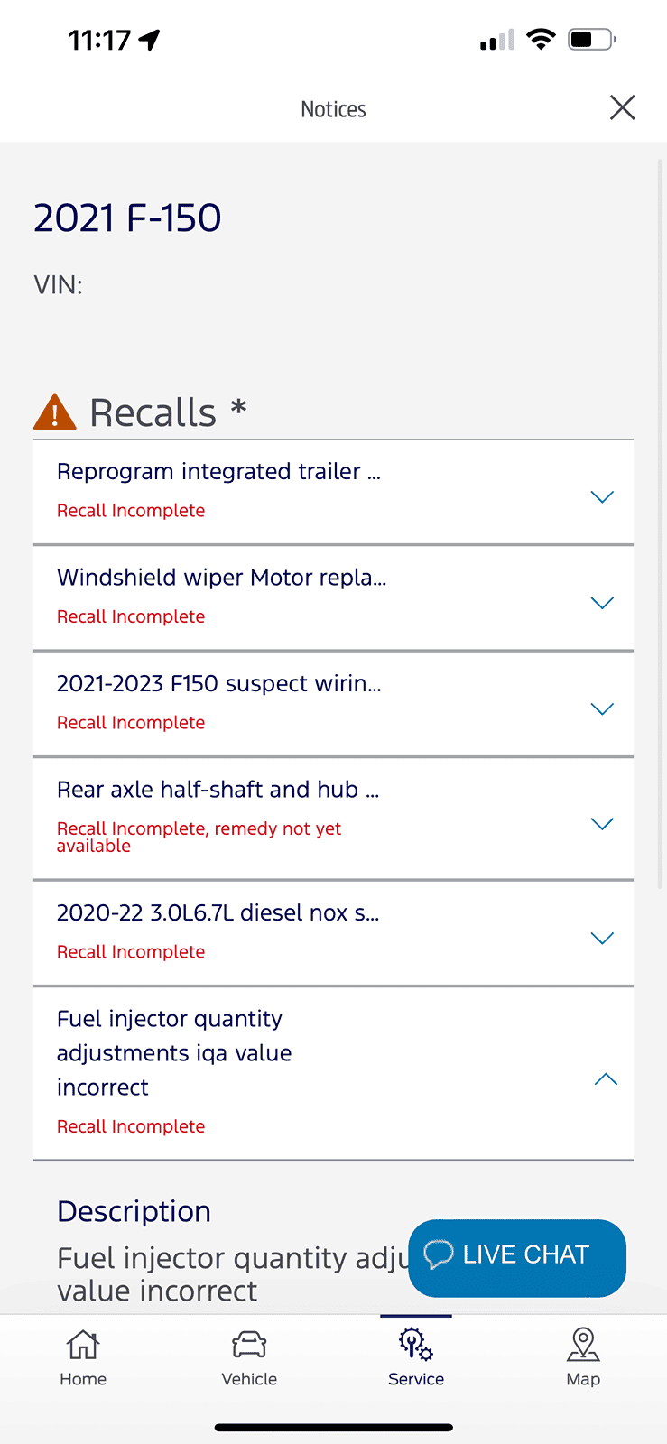 Ford F-150 Recall 24E02: Fuel injector quantity adjustments IQA value incorrect IMG_1449
