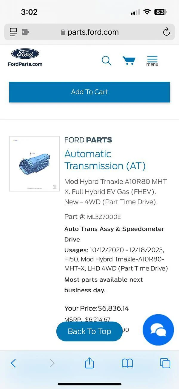 Ford F-150 Powerboost transmission drain and fill IMG_1462