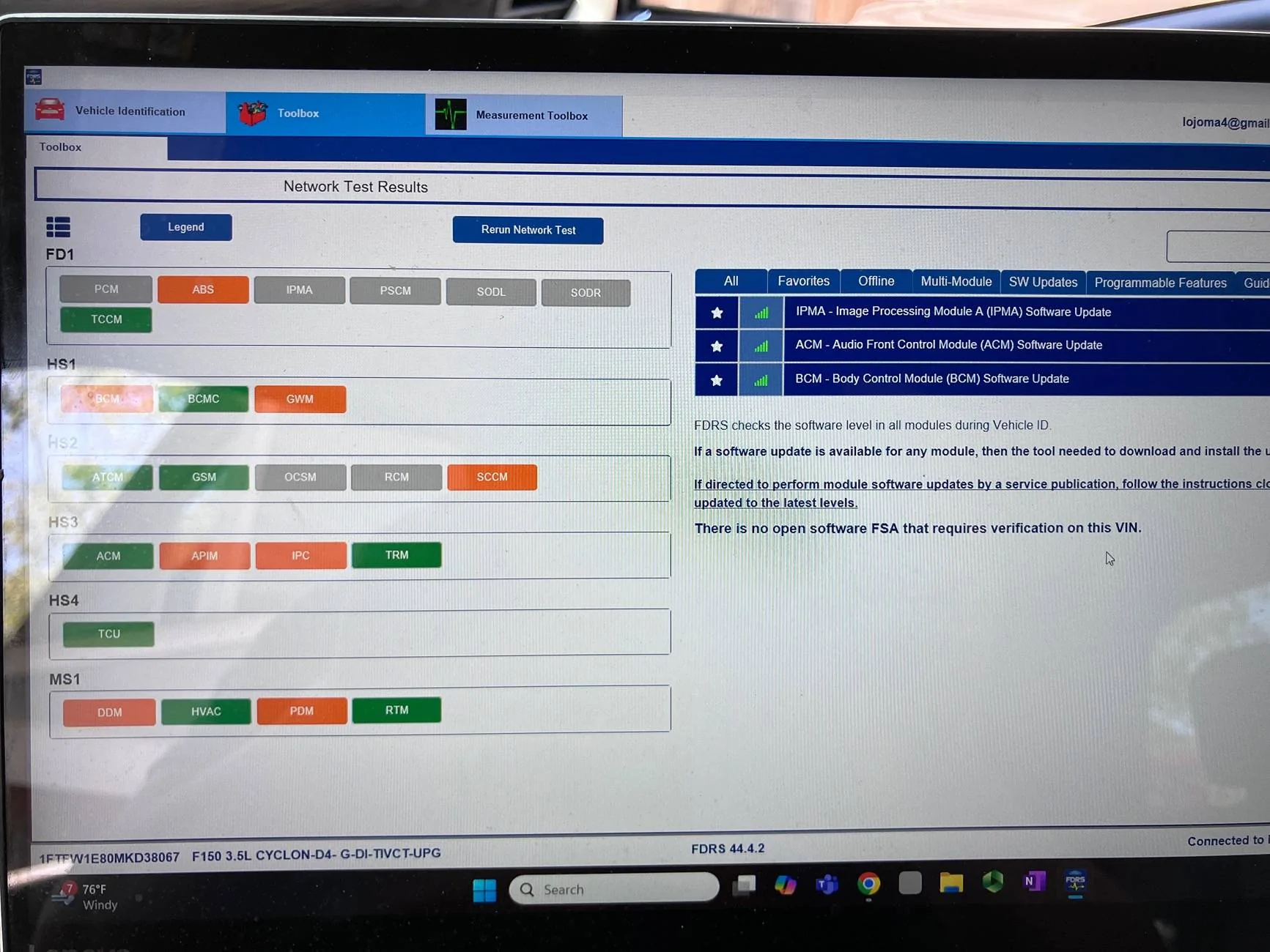 Ford F-150 ECU module programming guide using FDRS IMG_1479