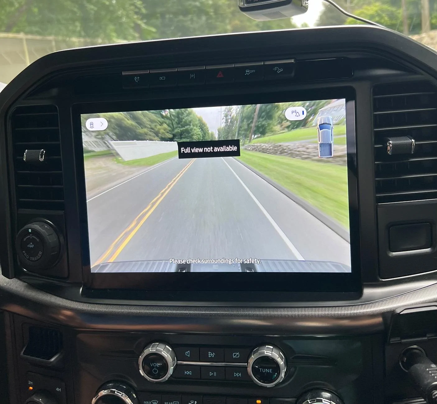 Ford F-150 Anyone know how to get rid of this message? "Full view not available" IMG_1484