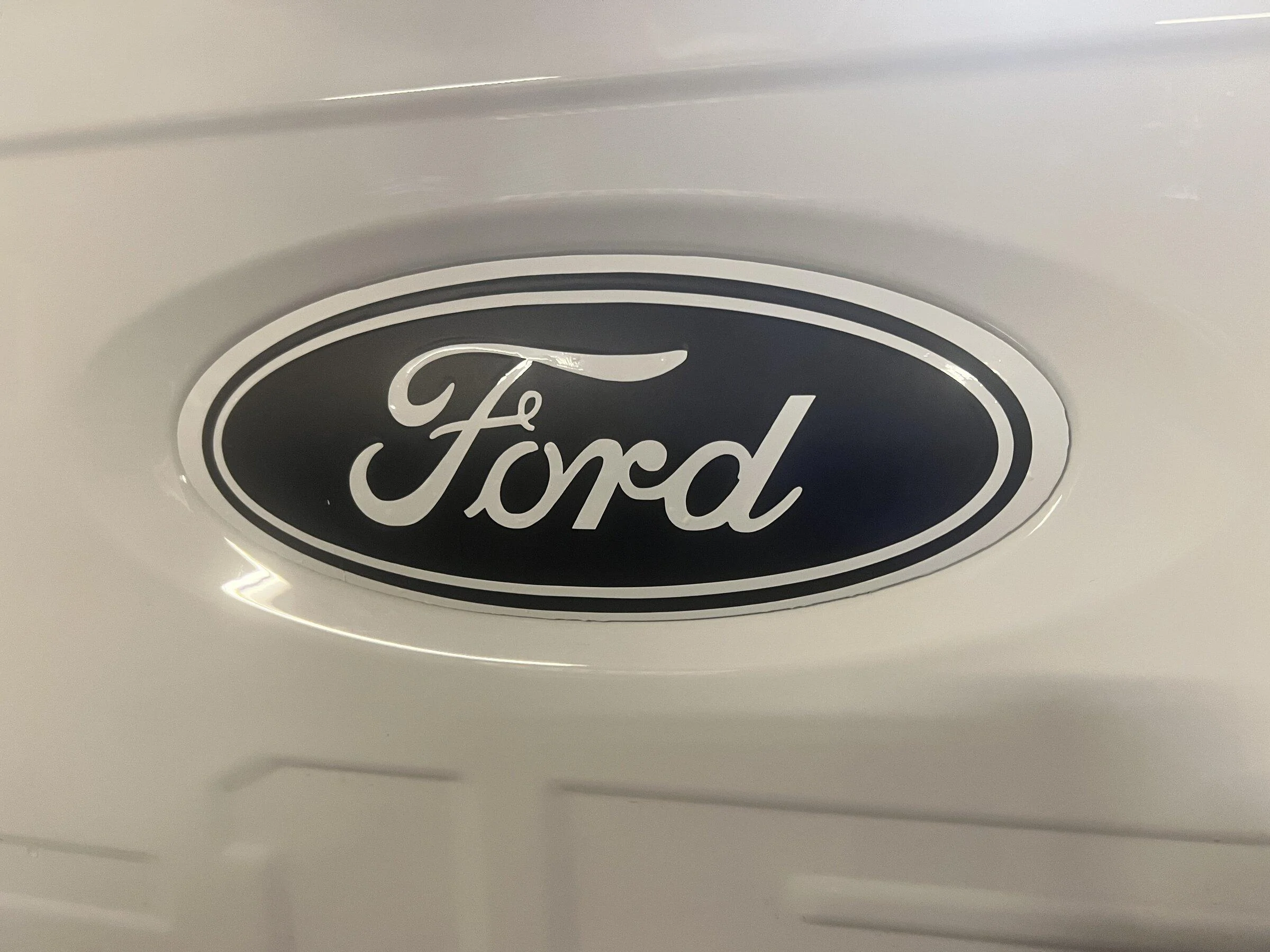 Ford F-150 Emblem overlay - Black/white IMG_1498 2
