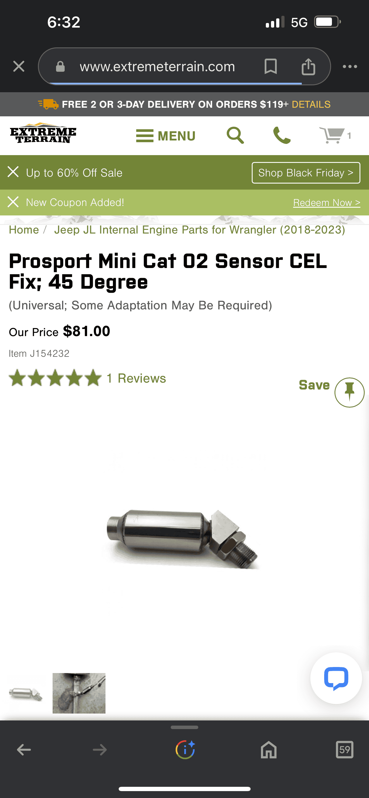 Ford F-150 Oxygen sensor extensions for long tubes? IMG_1521