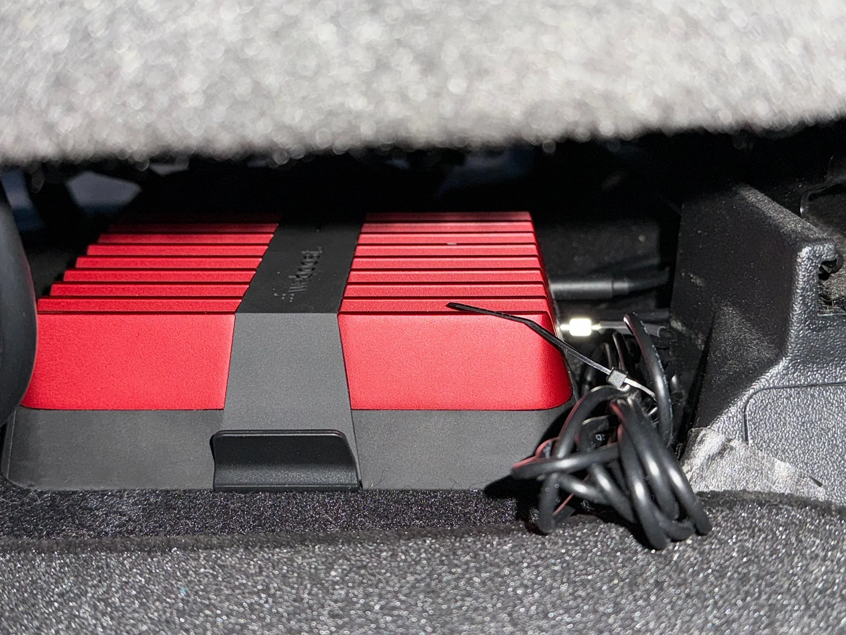 Ford F-150 Extra Clip after pulling back Drivers Side Carpet IMG_1595