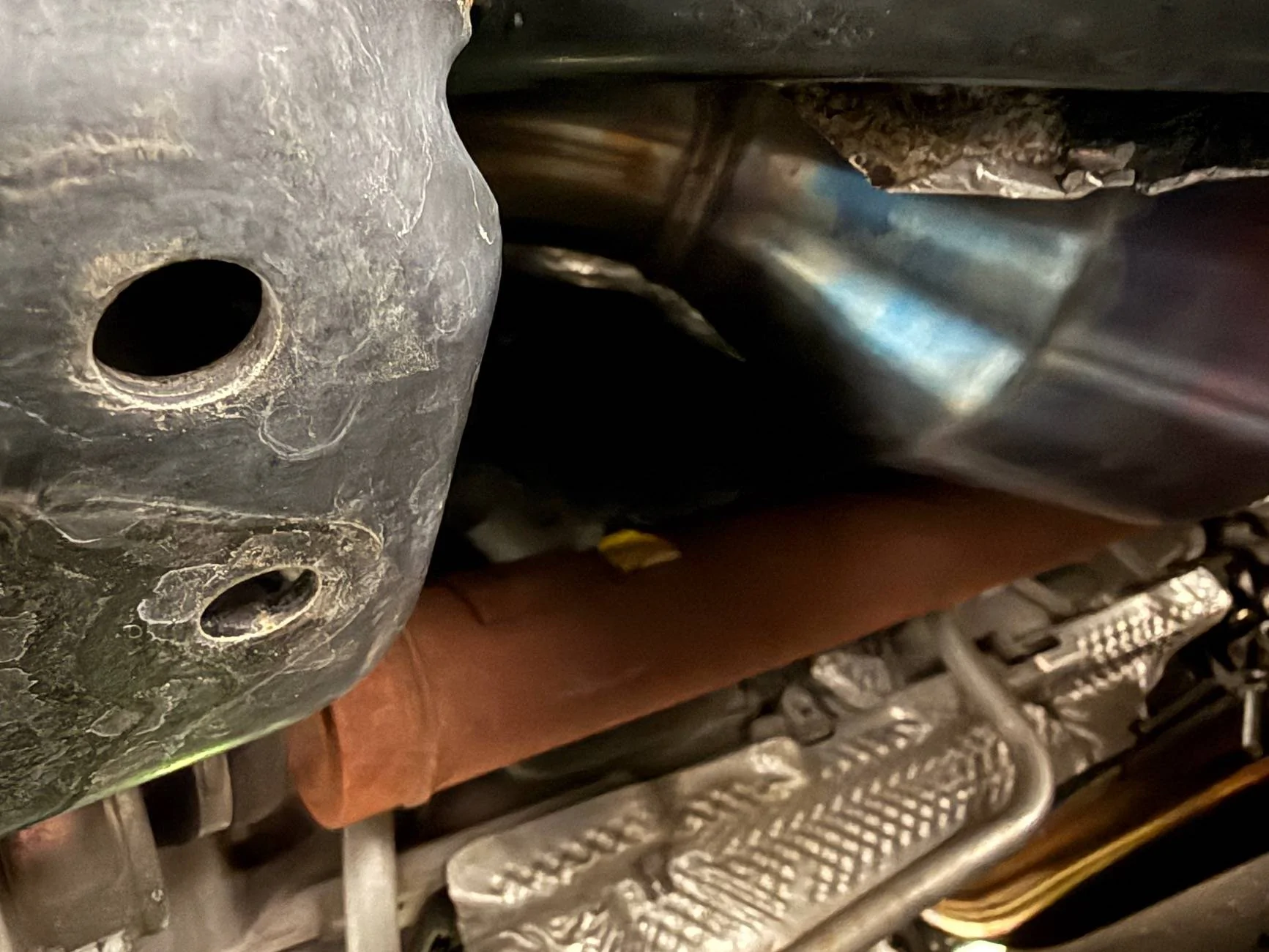 Ford F-150 Cvf down pipe. IMG_1600