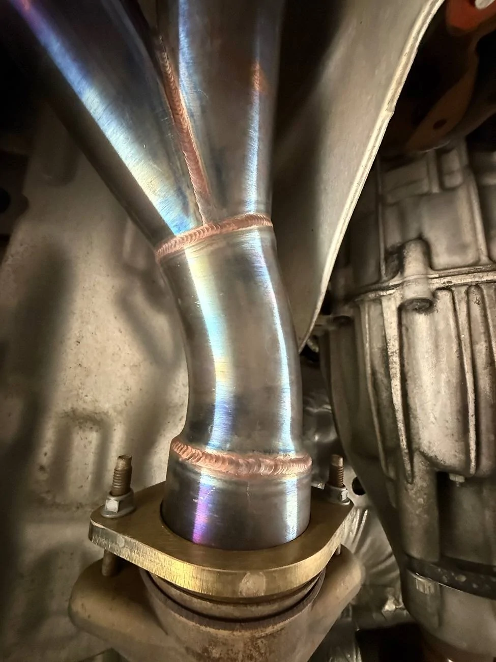 Ford F-150 Cvf down pipe. IMG_1602