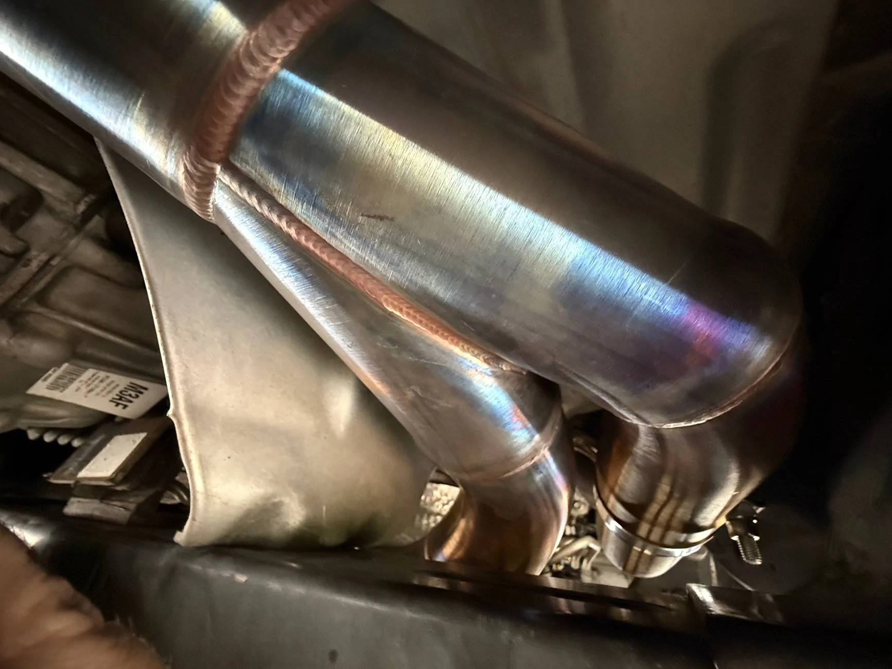 Ford F-150 Cvf down pipe. IMG_1603