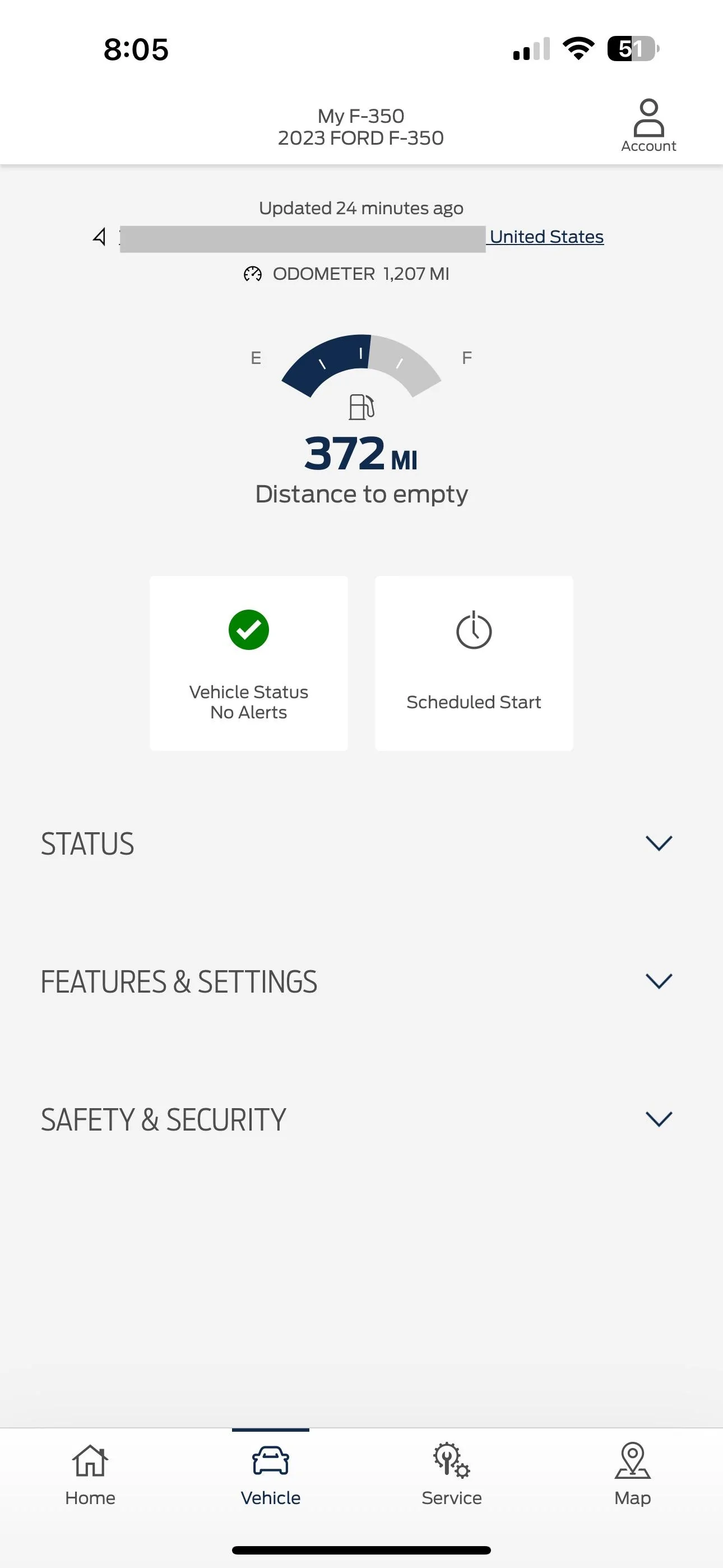 Ford F-150 FordPass App no longer show vehicle location? IMG_1675