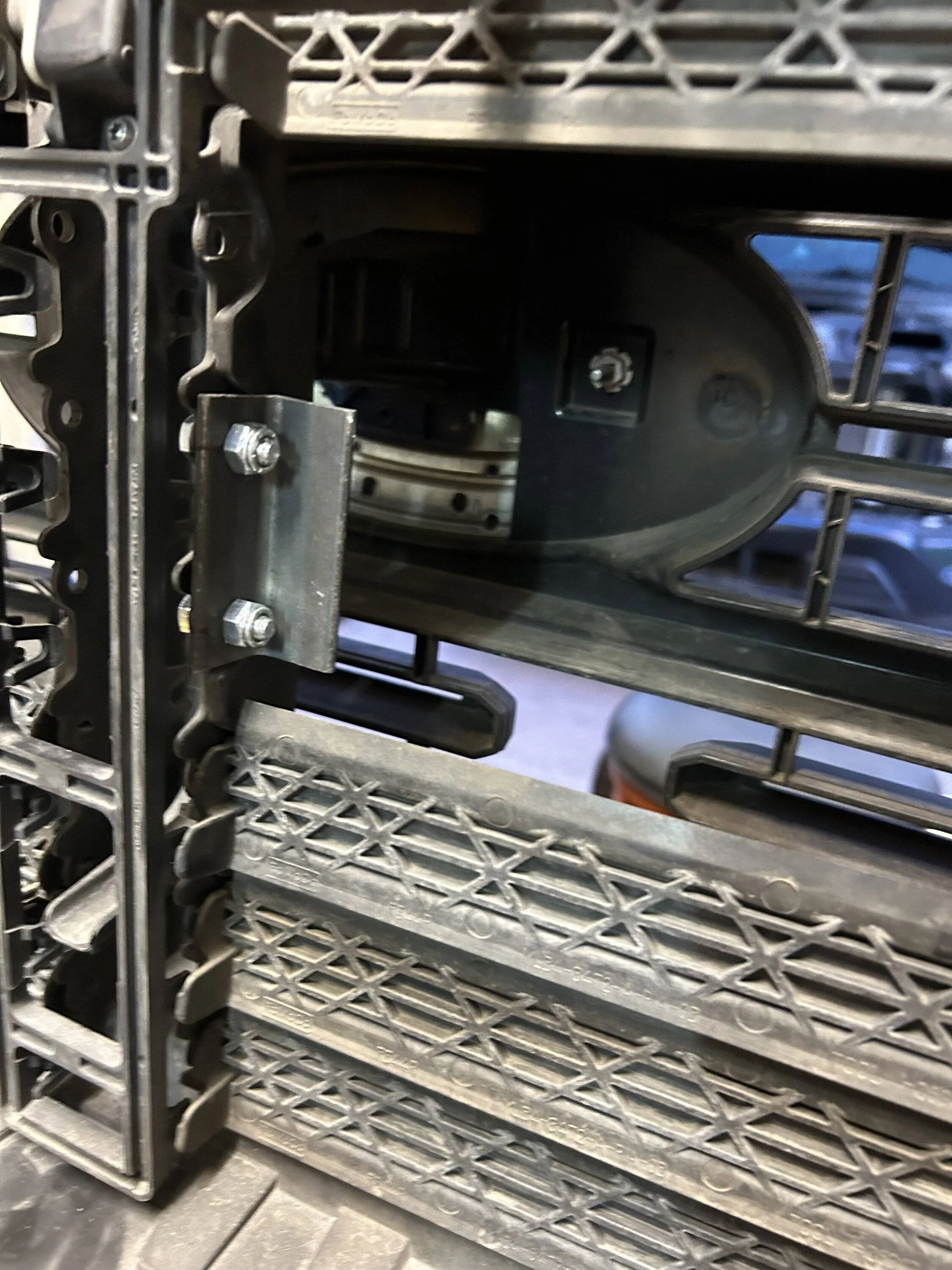 Ford F-150 Behind the grille LED pod mounts: DIY install IMG_1758