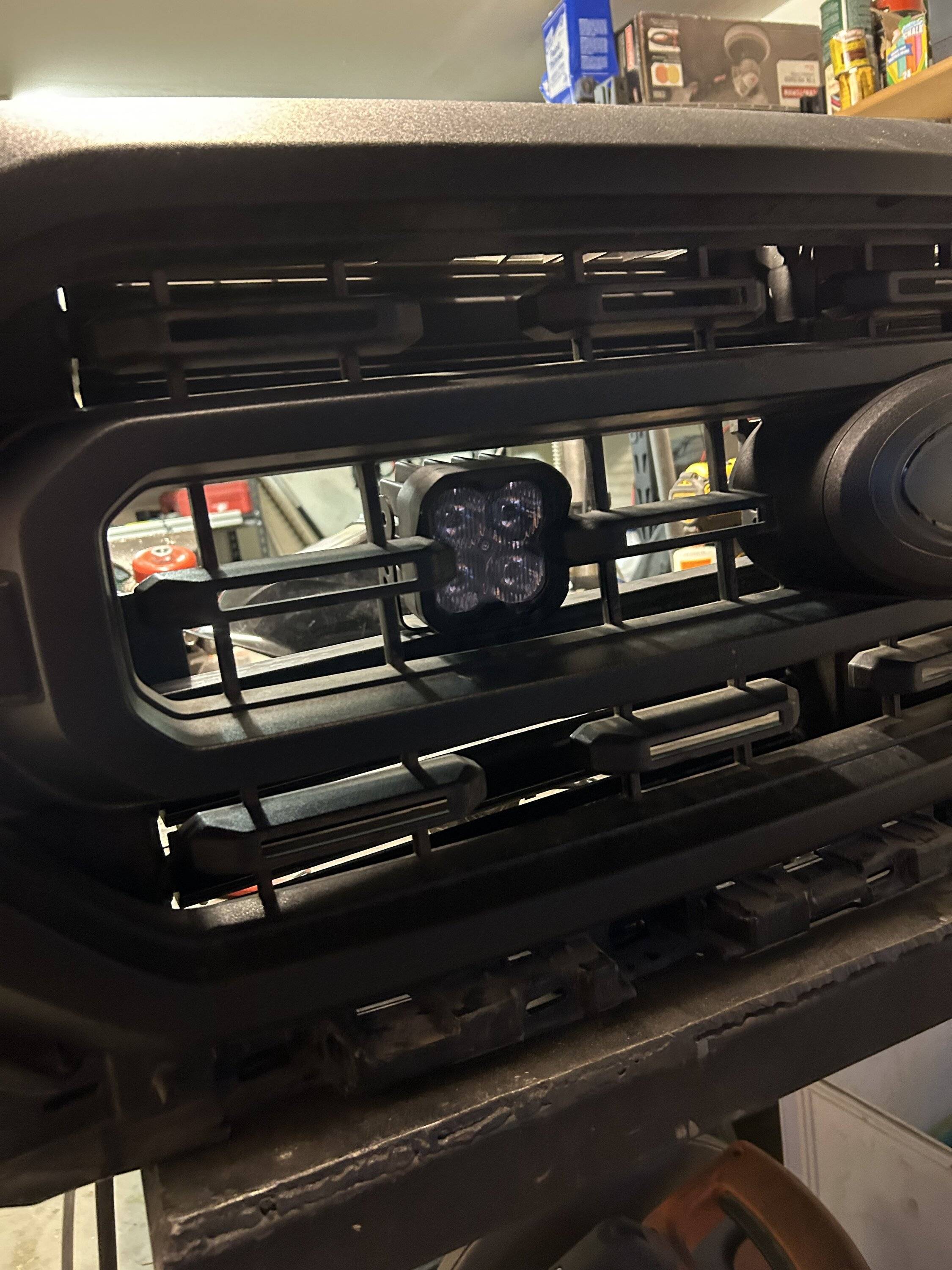 Ford F-150 Behind the grille LED pod mounts: DIY install IMG_1762