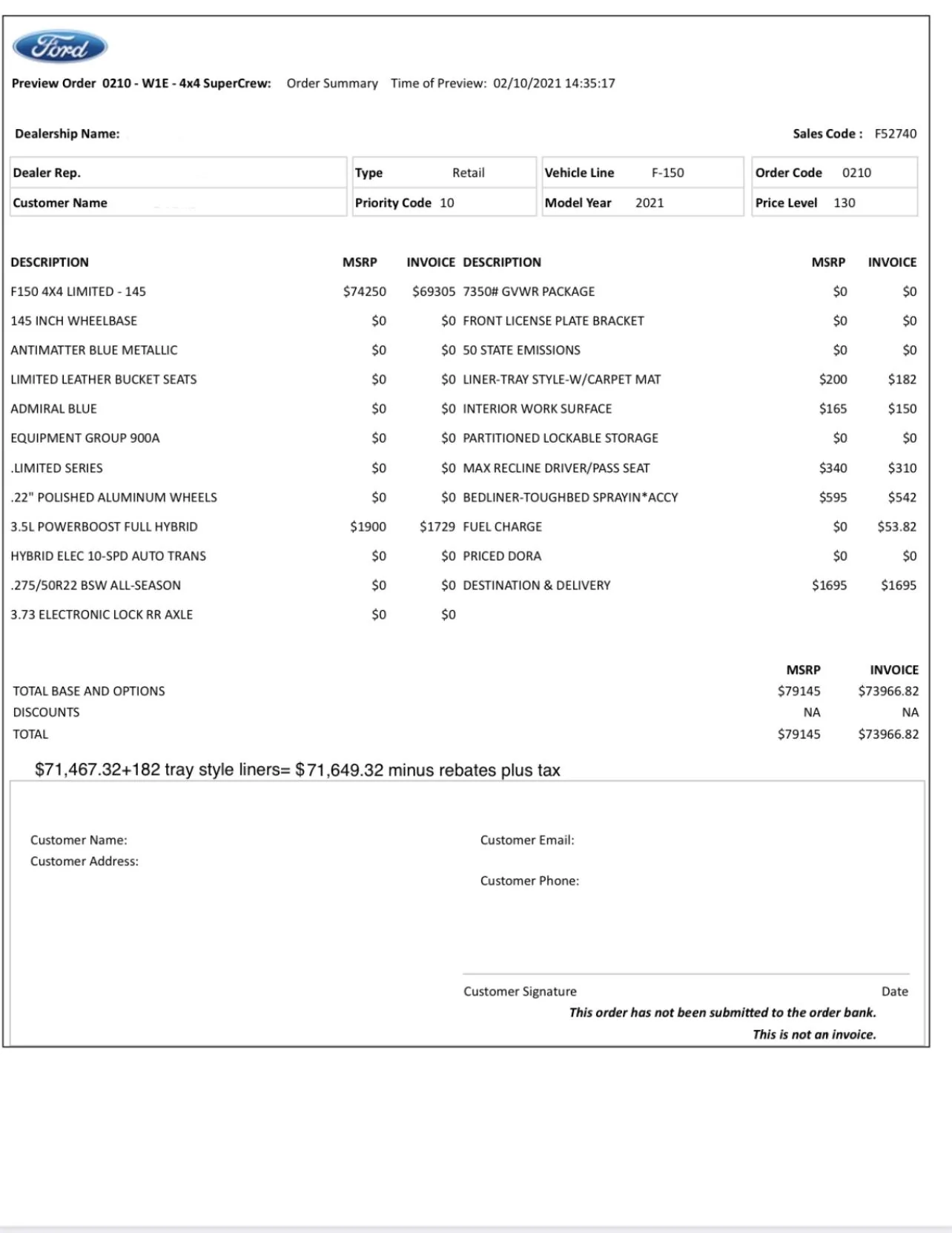 Ford F-150 2021+ F-150 Orders Tracking List & Stats [Enter Yours!] IMG_1827