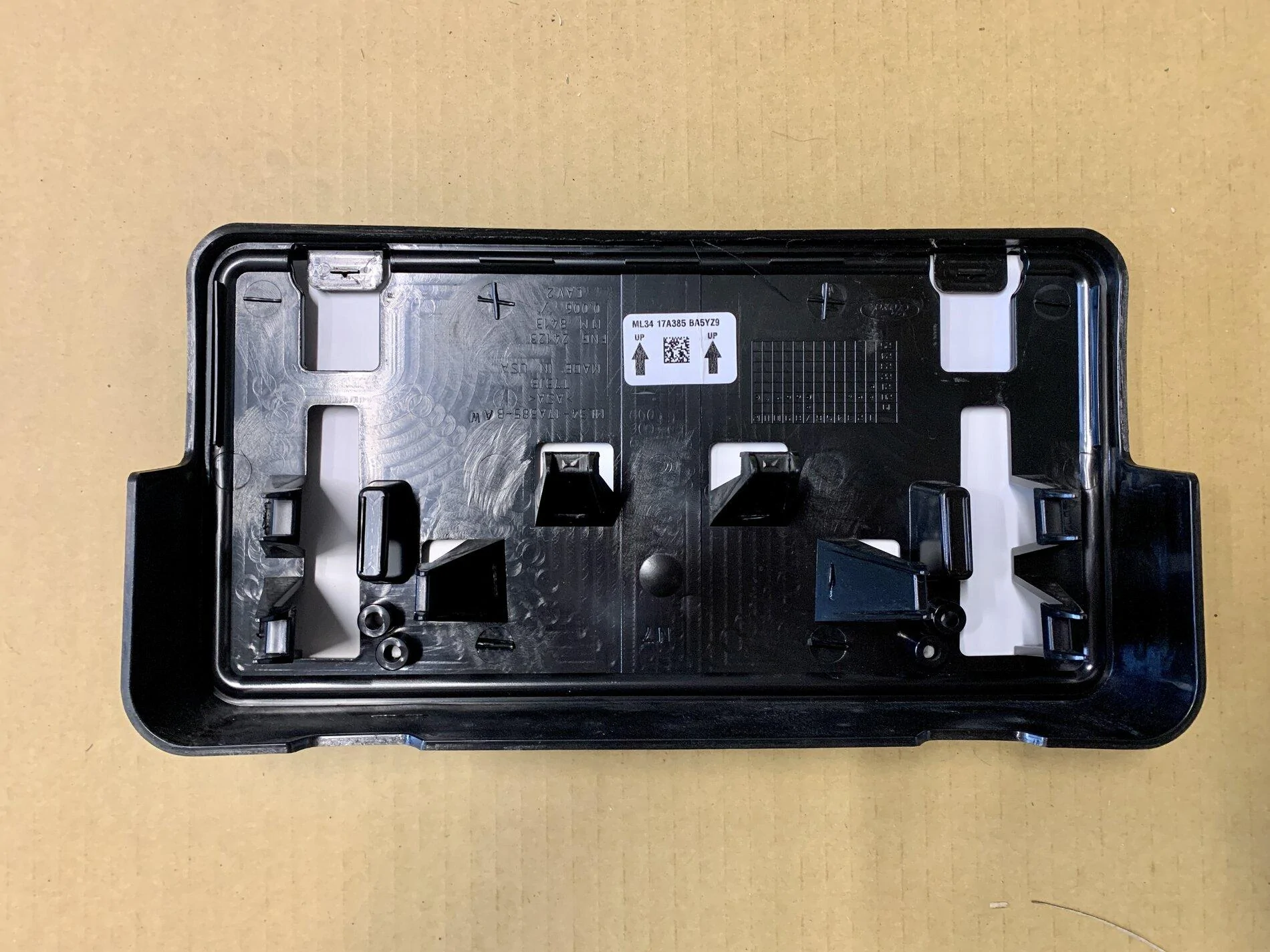 Ford F-150 Front License Plate Bracket - Top Screws IMG_2016