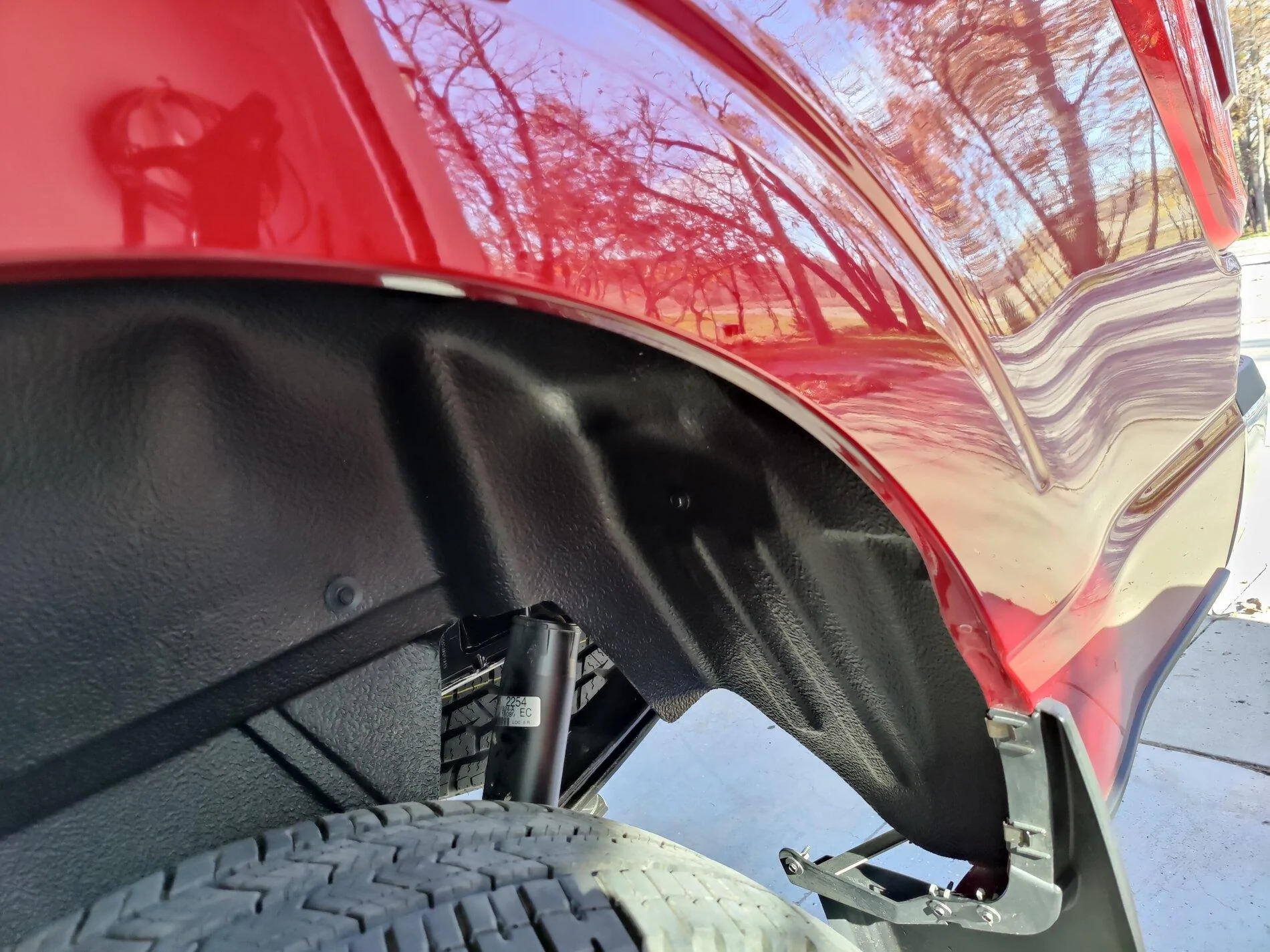 Ford F-150 Husky wheel liners installed IMG_20211106_134435