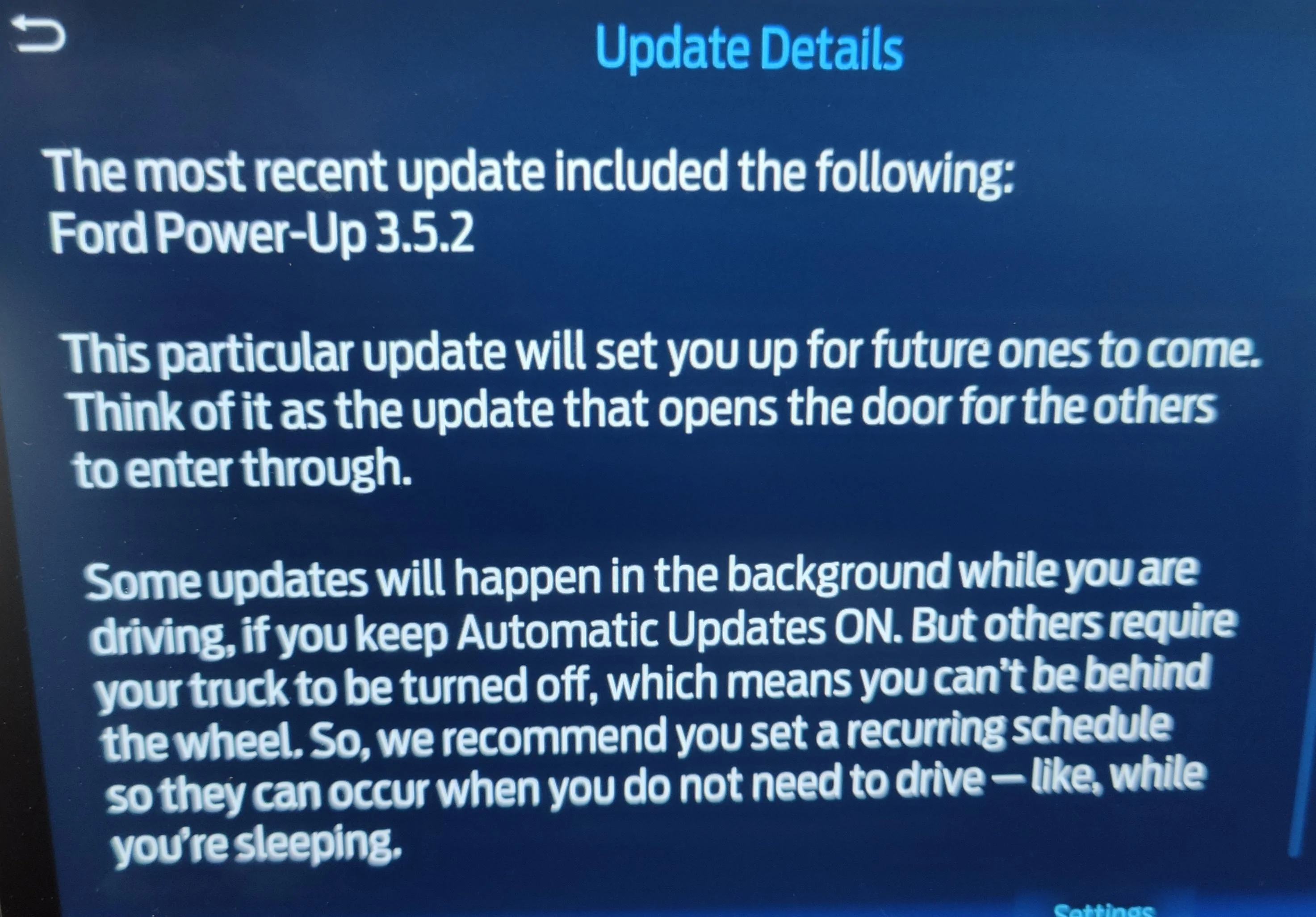 Ford F-150 No Blue Cruise and OTA Updates Work Fine IMG_20230108_112828