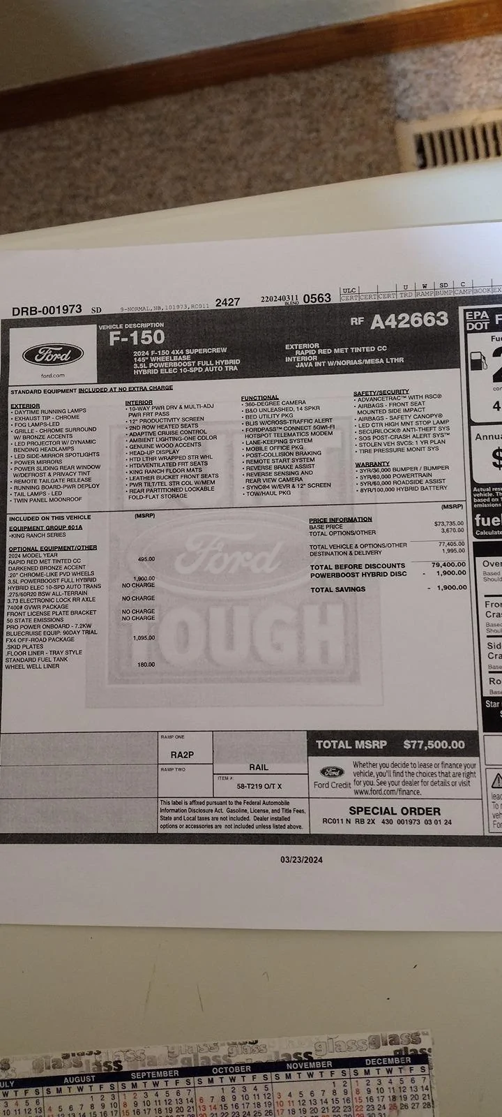 Ford F-150 King Ranch IMG_20240329_203958439