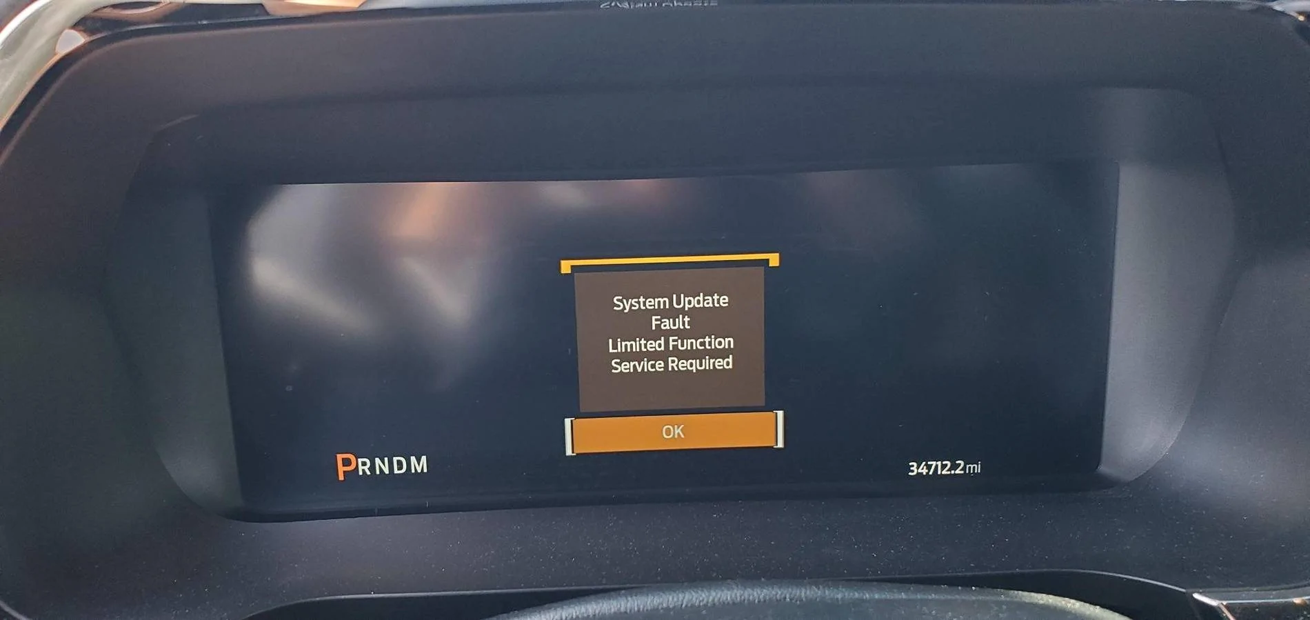 Ford F-150 System update fault, vehicle not driveable IMG_20241110_114325