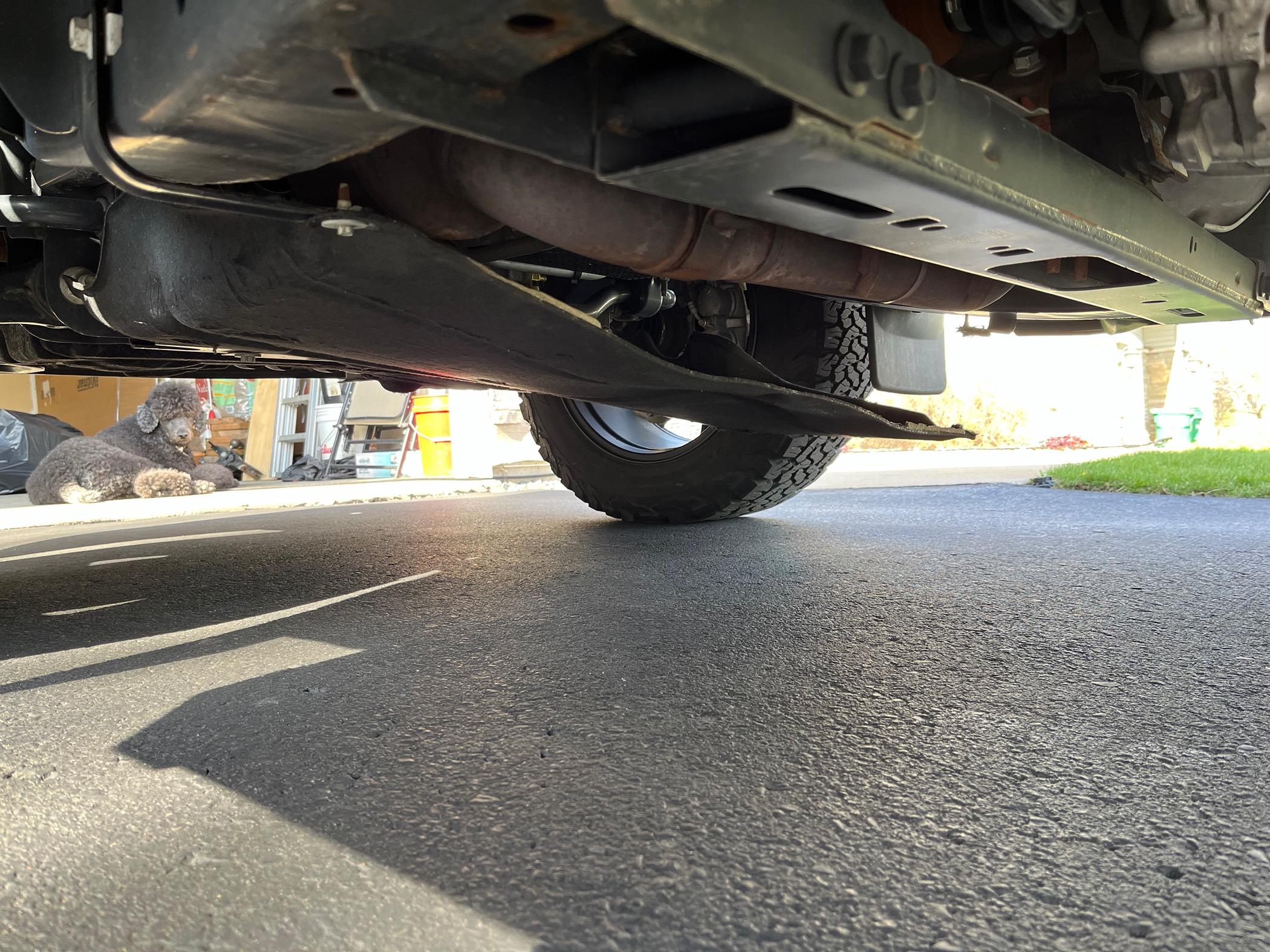 Ford F-150 Stupid fiberboard windage tray IMG_2069