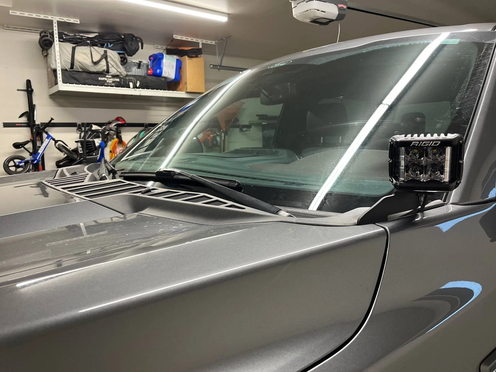 Ford F-150 Installing Rigid D-series lights on upfitter switches IMG_2115