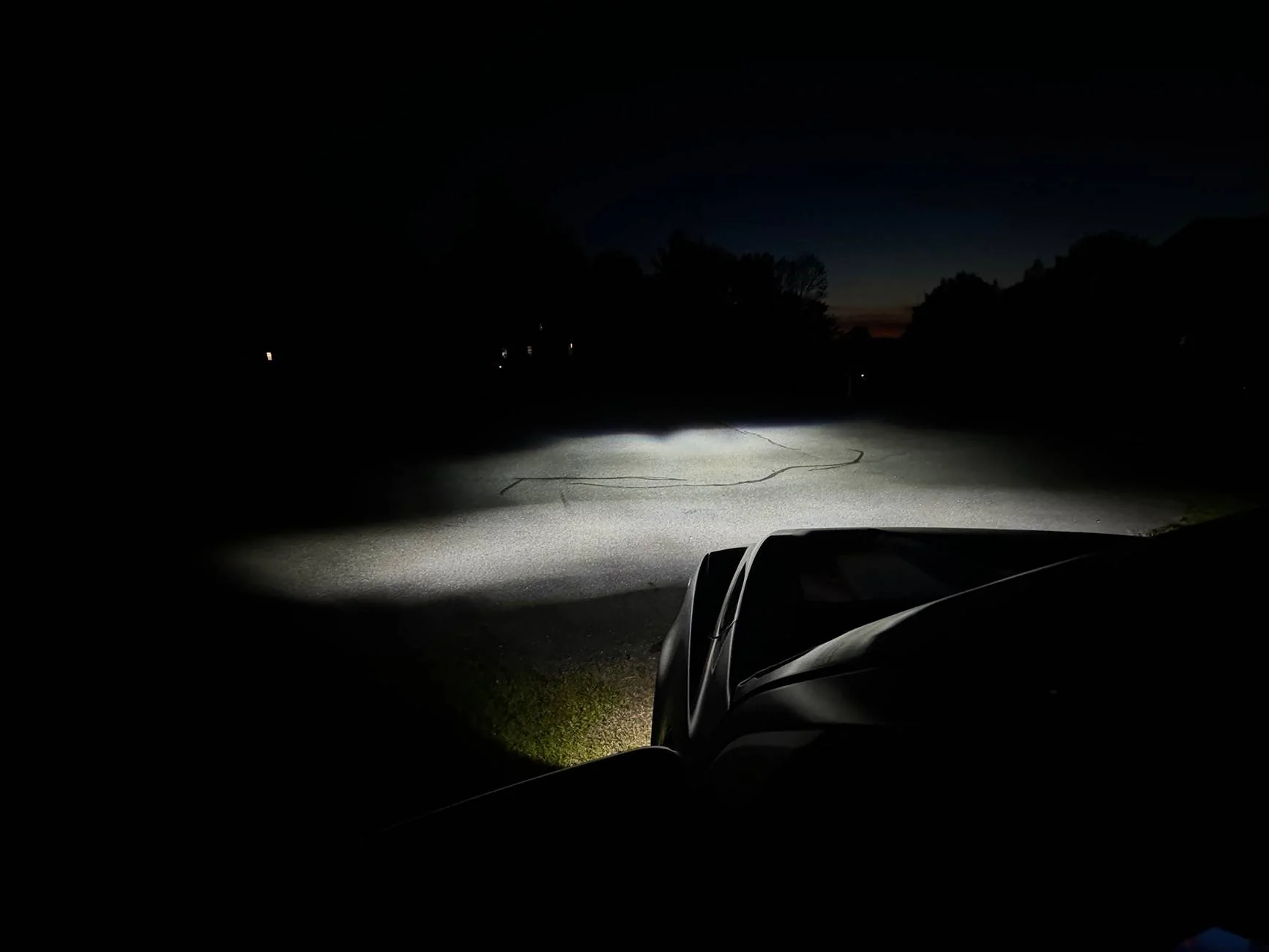 Ford F-150 2025 OEM Projector Headlight dark spots IMG_2163