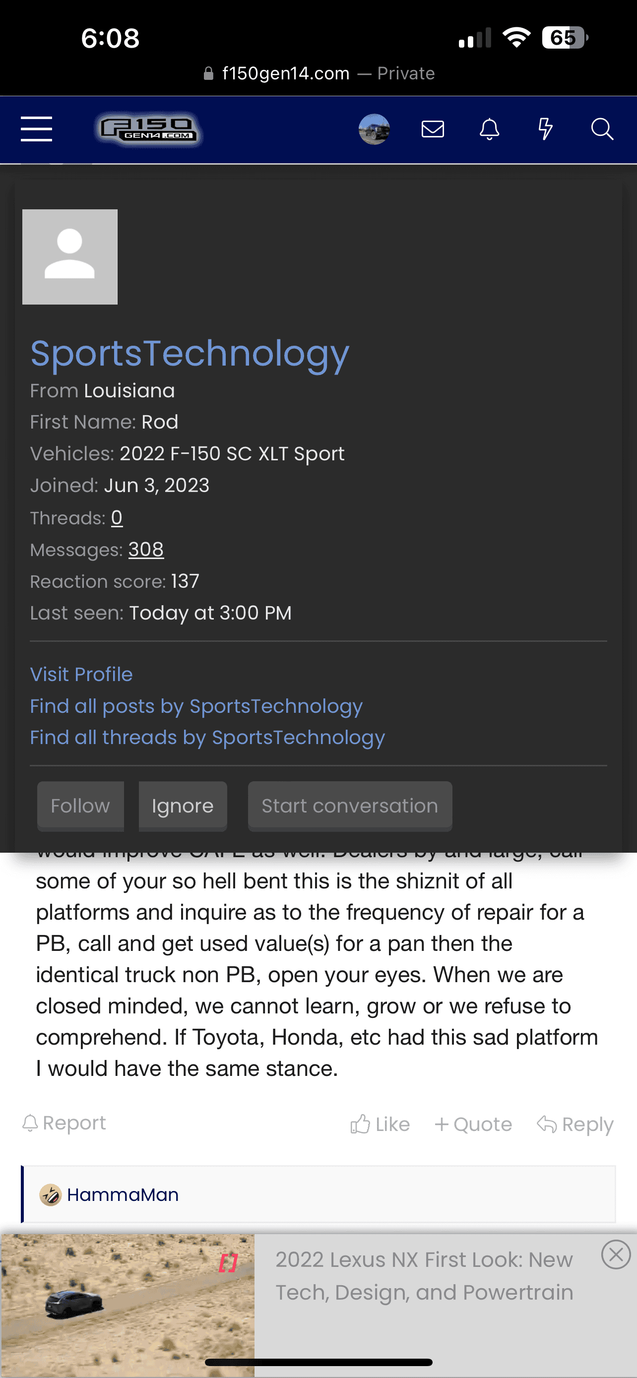 Ford F-150 Trouble finding service IMG_2210