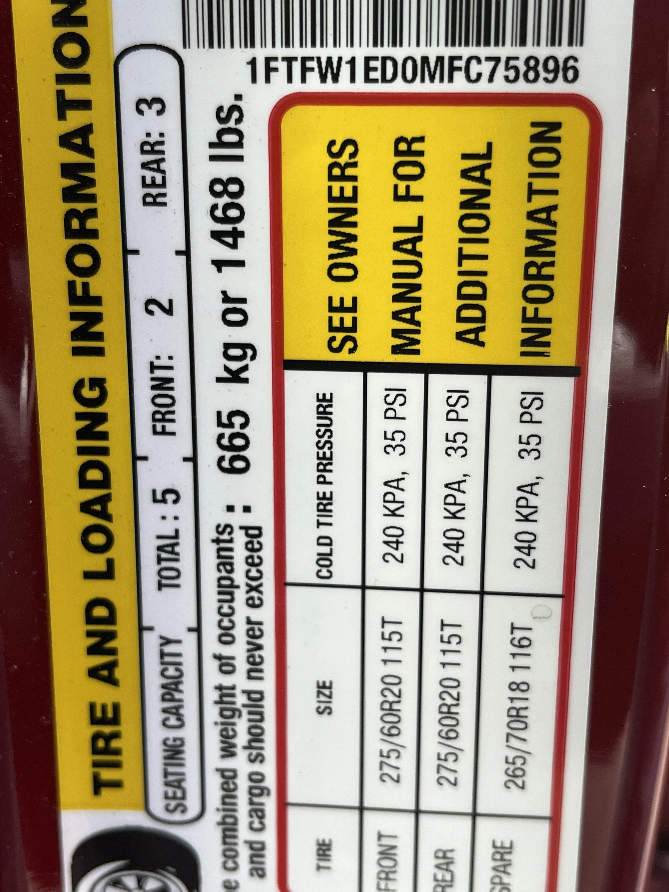 Ford F-150 Who has the “lowest” payload? IMG_2241