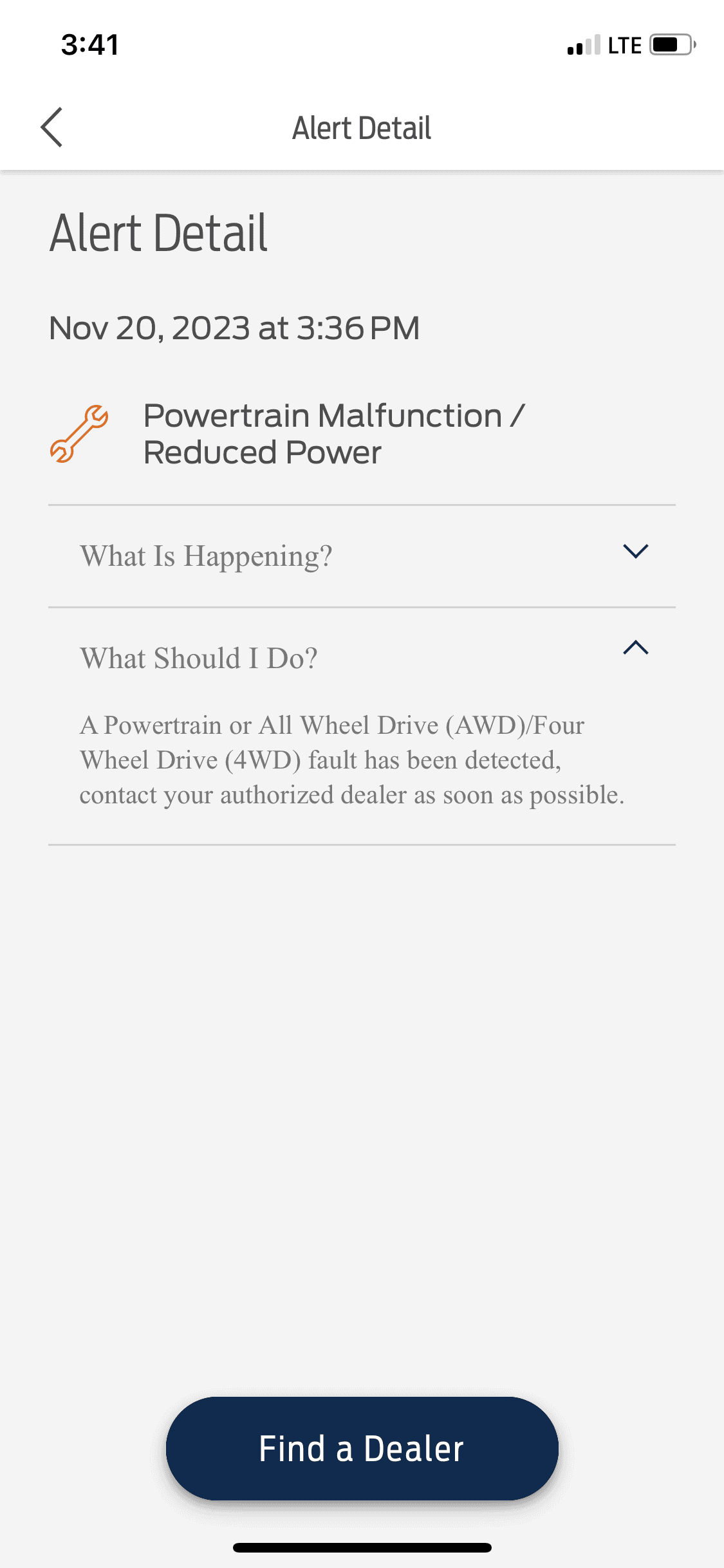 Ford F-150 "System Off to Save Battery" message IMG_2317