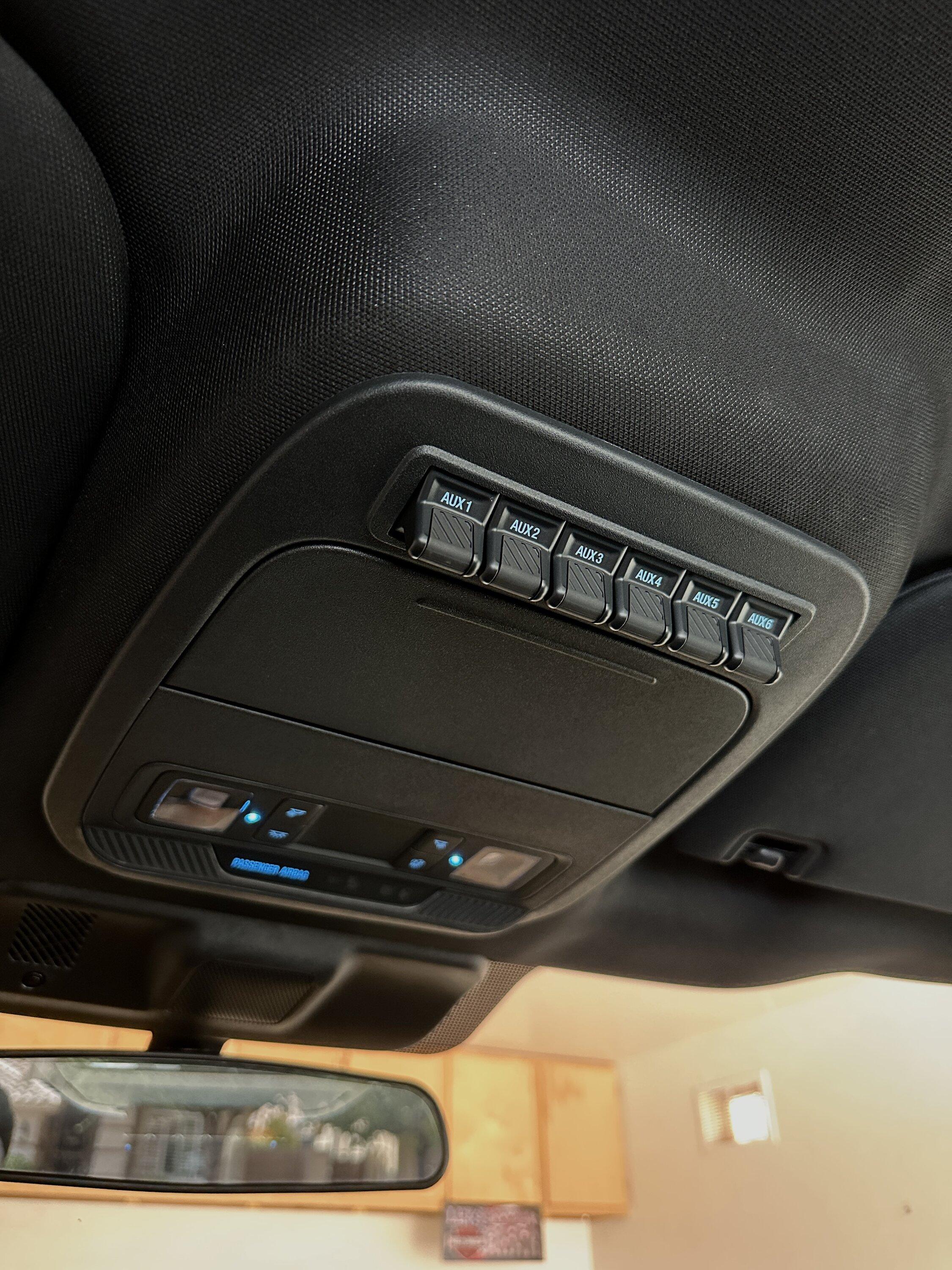 Ford F-150 Upfitter Switch installation IMG_2345