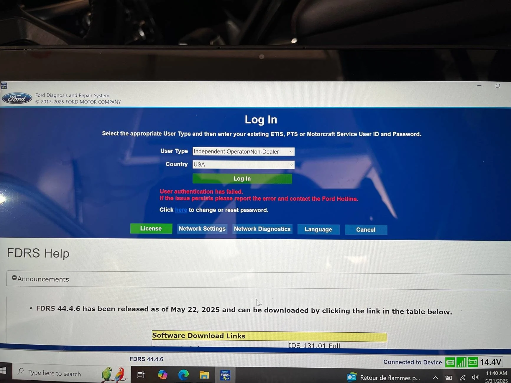 Ford F-150 Help.. Authentication failed IMG_2474