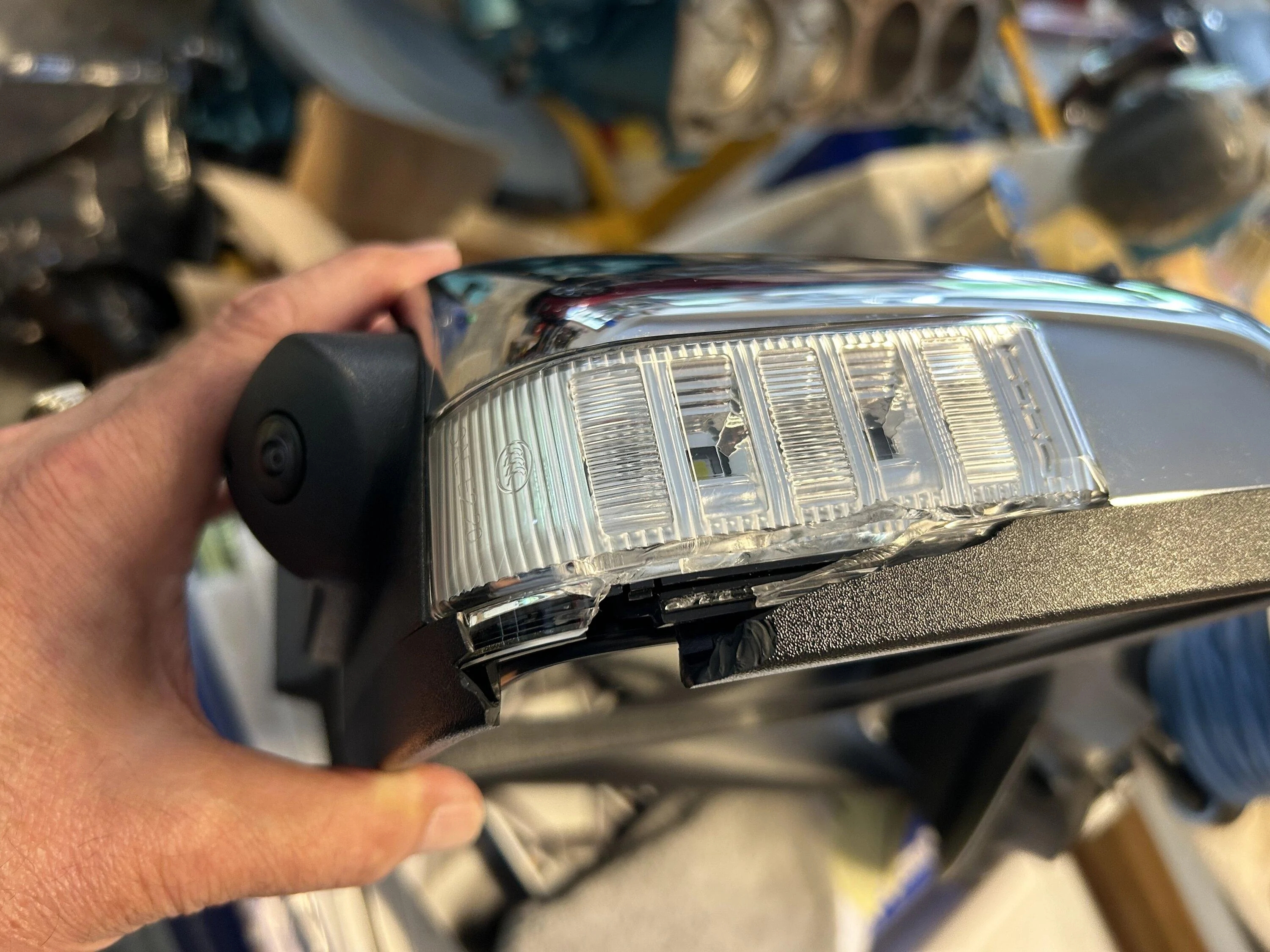 Ford F-150 SALE PENDING 2022 Lariat 502A Mirrors (BLIS, Heat, Power, Power Fold, 360, Spotlights) (Driver Mirror is DAMAGED) IMG_2562