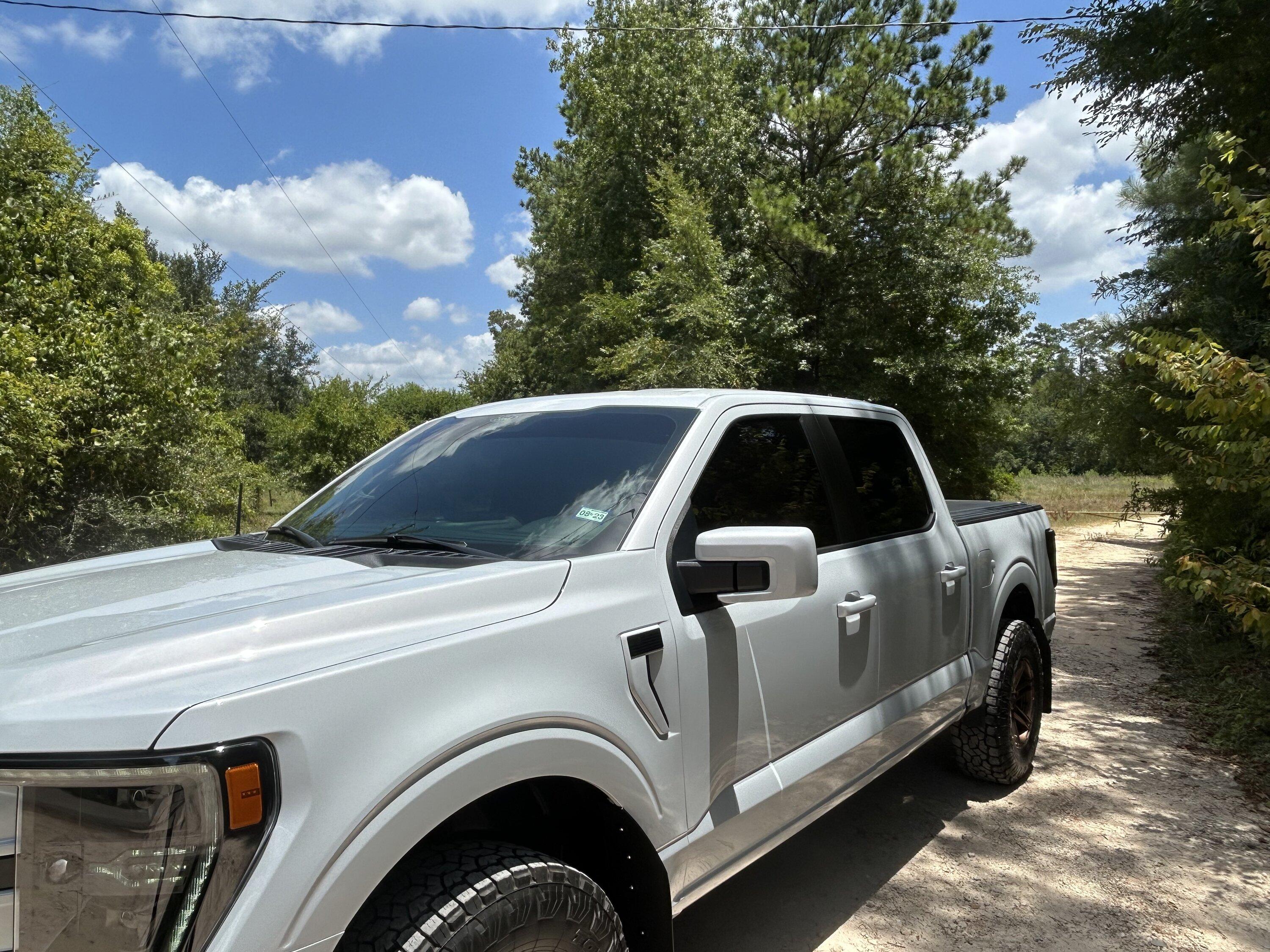 Ford F-150 Painting textured plastic IMG_2601