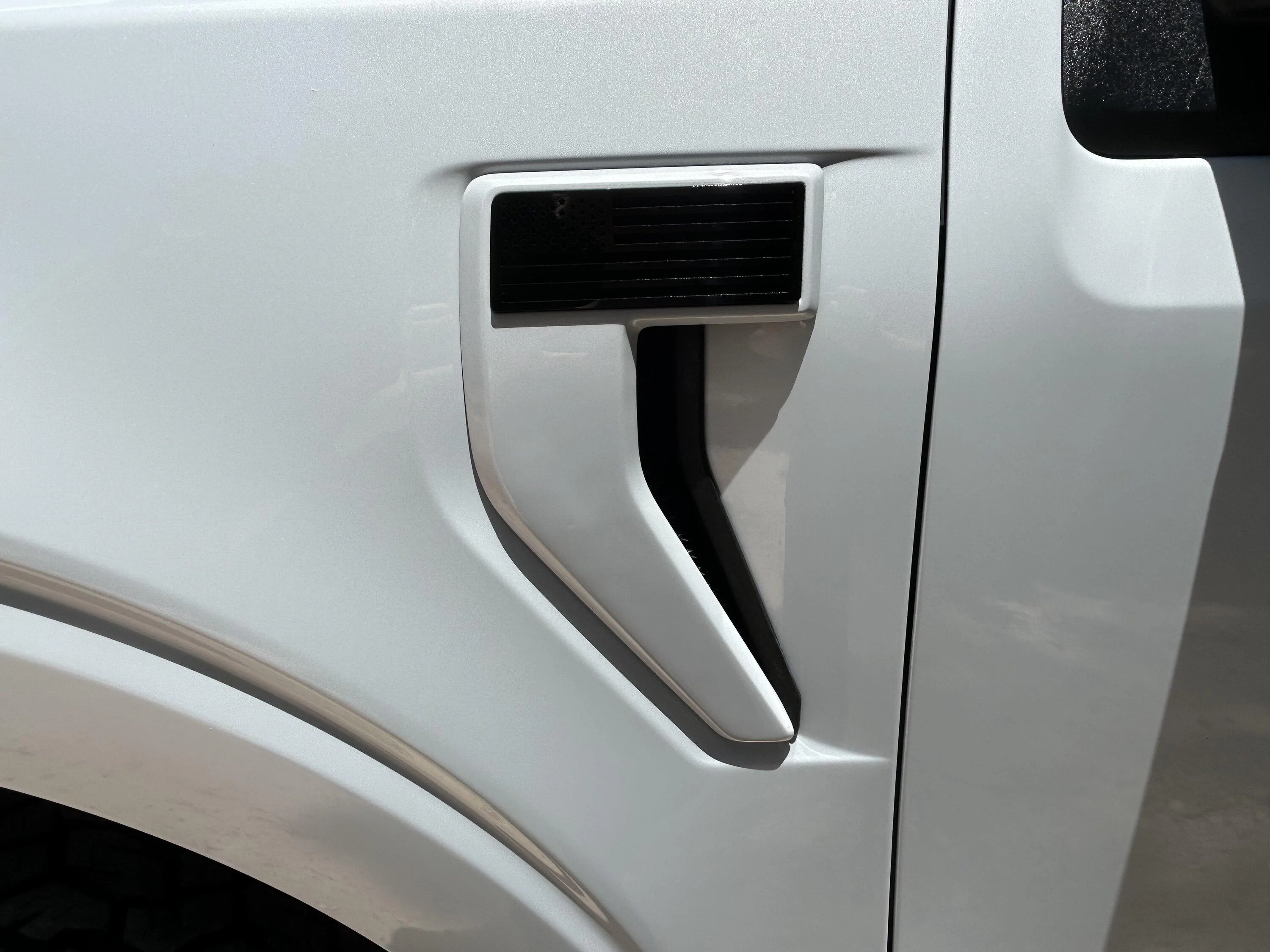 Ford F-150 Painting textured plastic IMG_2602