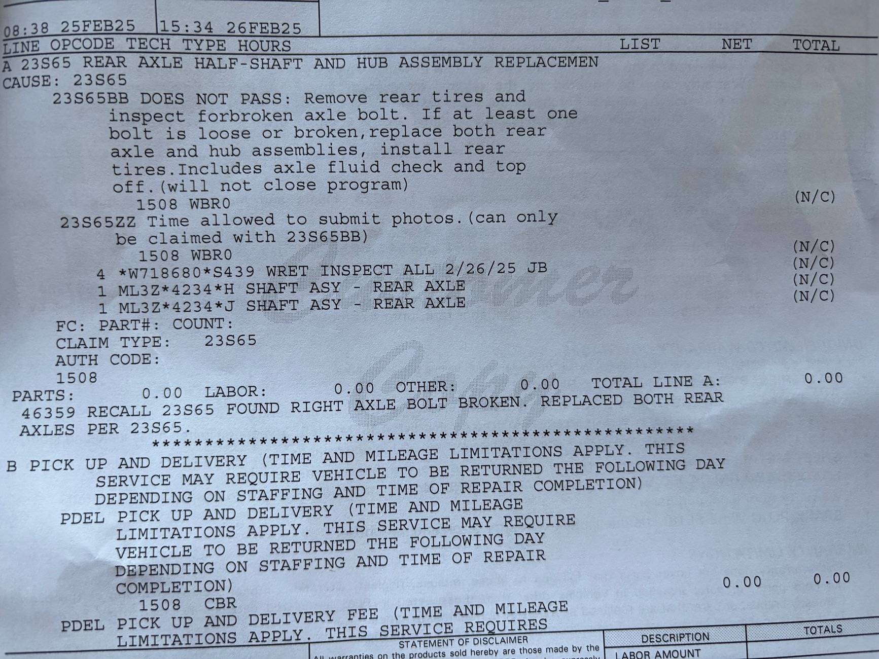 Ford F-150 Rear axle bolt failure...AGAIN!! IMG_2679