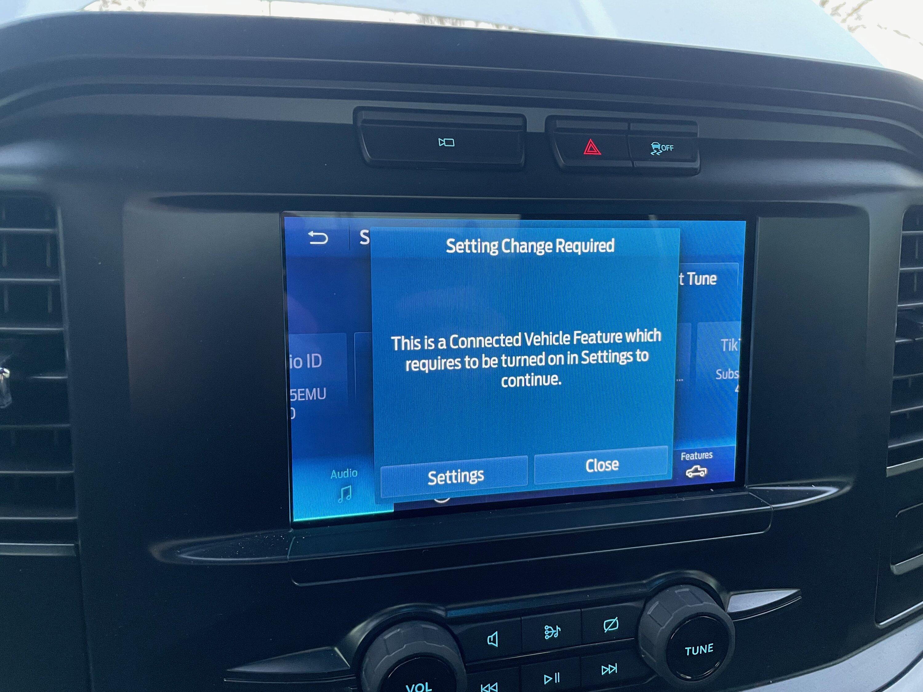 Ford F-150 MY22 Adding SiriusXM IMG_2740