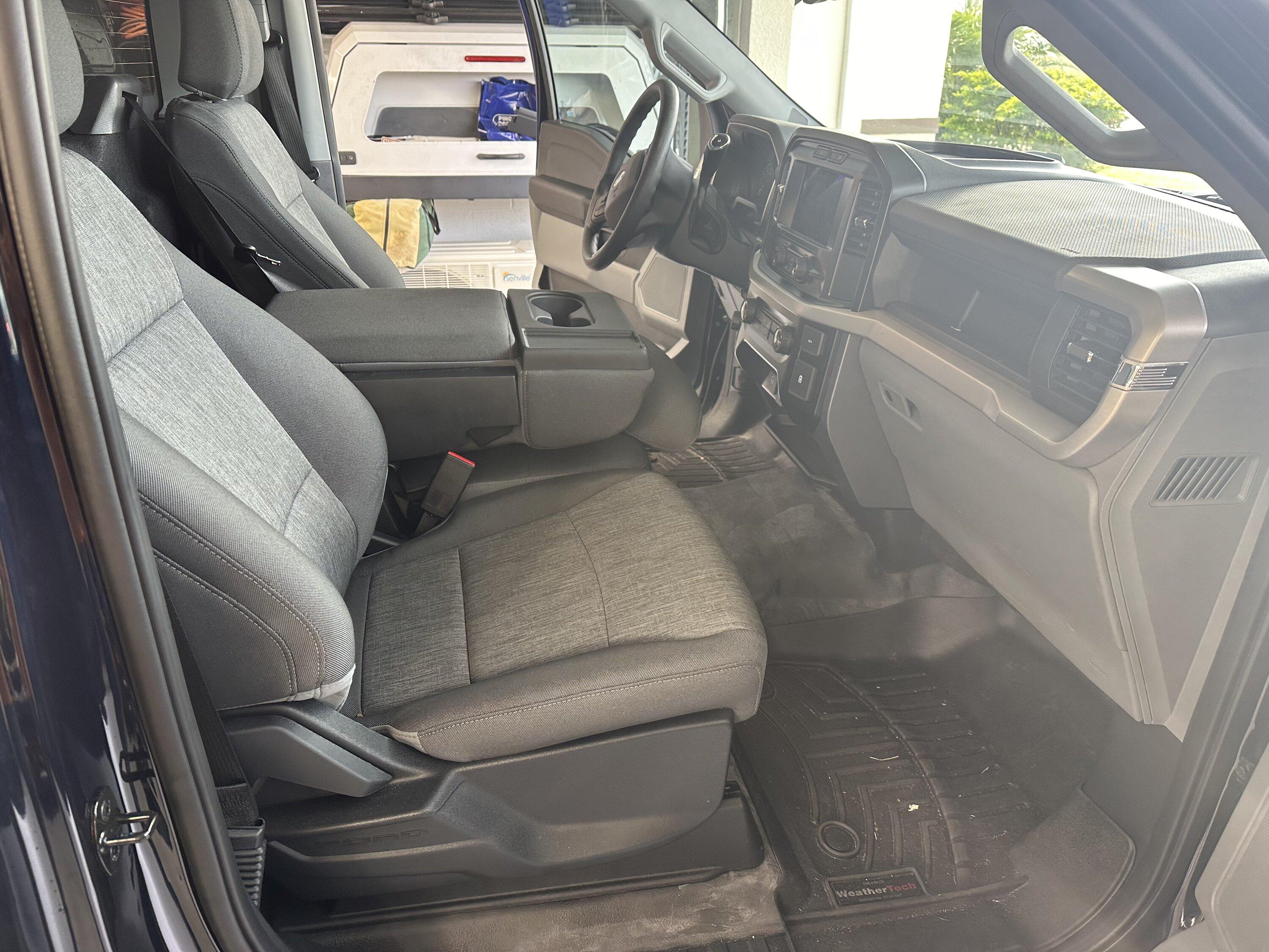 Ford F-150 Started converting my 23 RCSB XL work truck interior IMG_2761