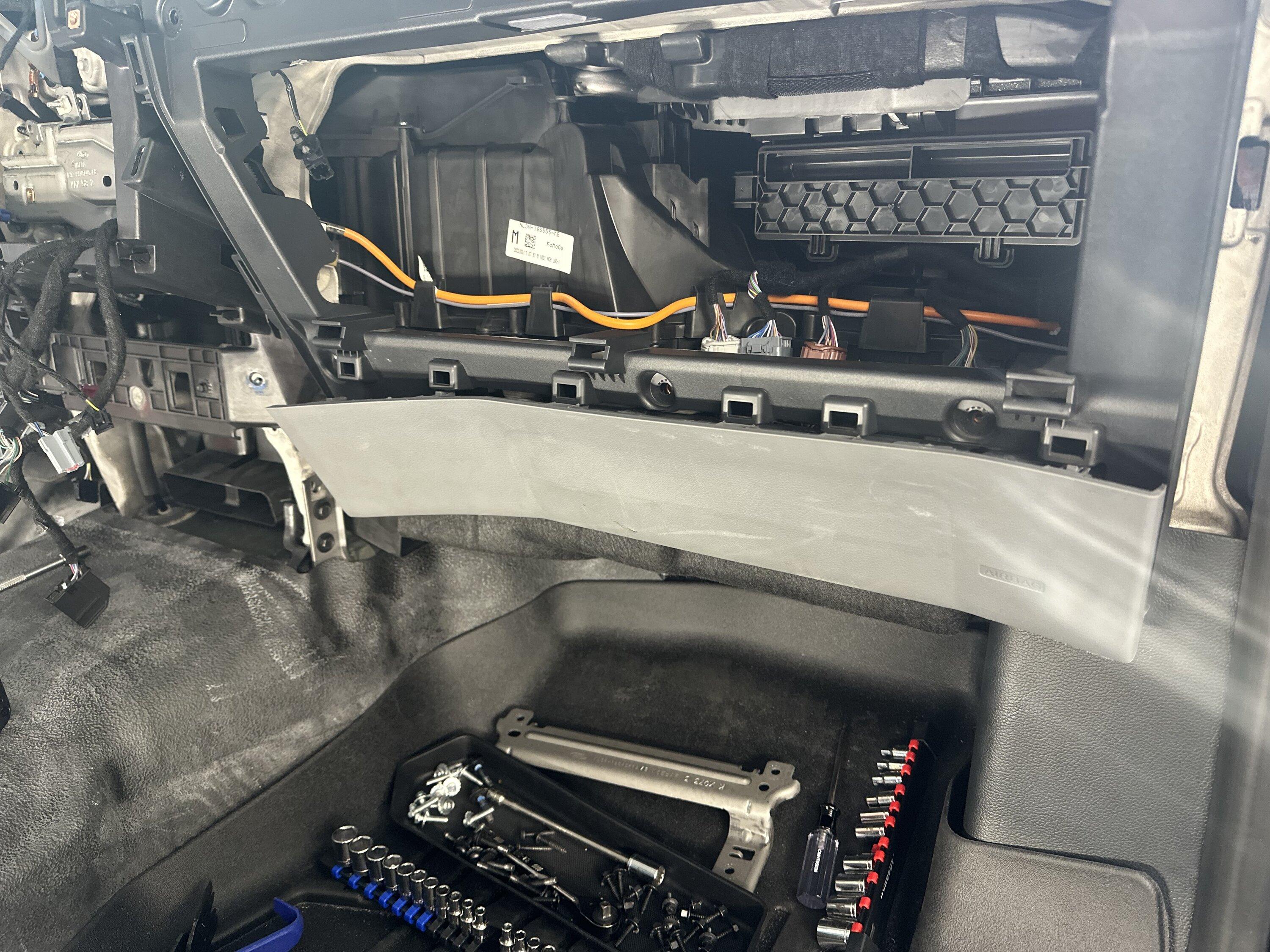 Ford F-150 Started converting my 23 RCSB XL work truck interior IMG_2764