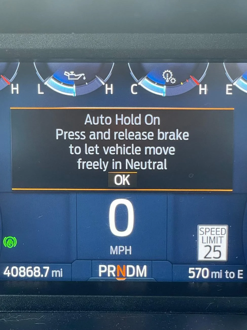 Ford F-150 Auto hold Feature - like it or no? IMG_2799