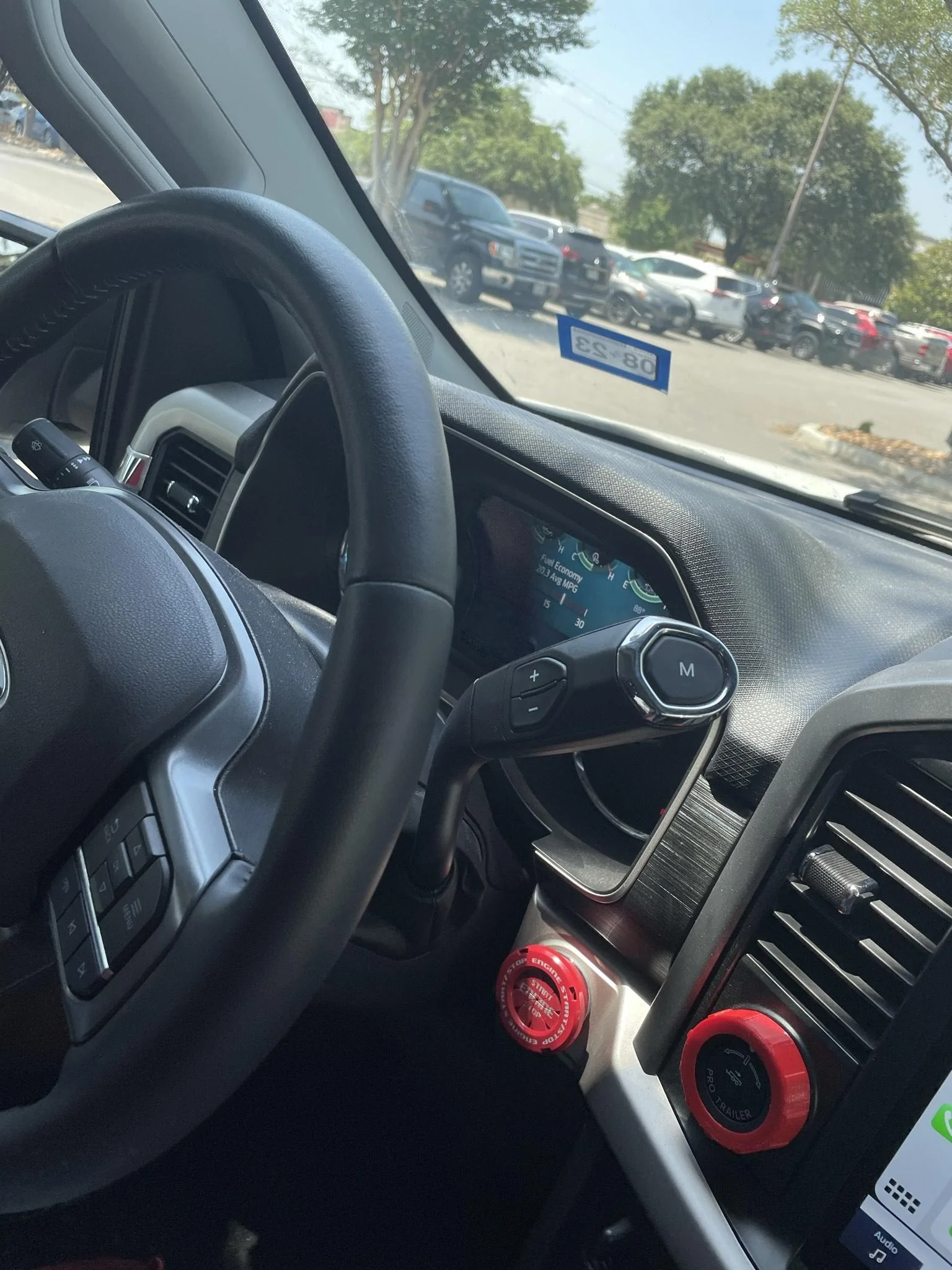 Ford F-150 2021 f150 column to console shifter swap IMG_2807
