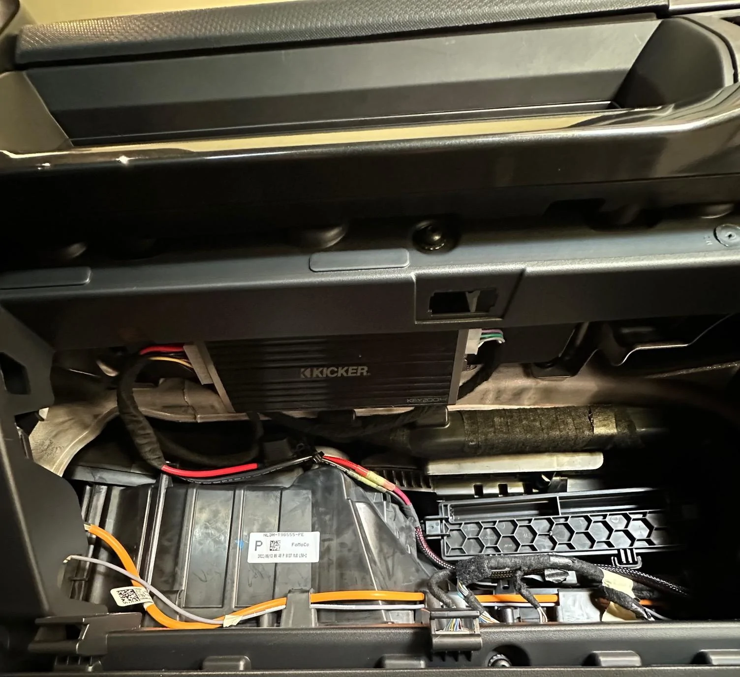 Ford F-150 Old school start up chimes after kicker key 200.4 + plug-n-play harness install IMG_2911