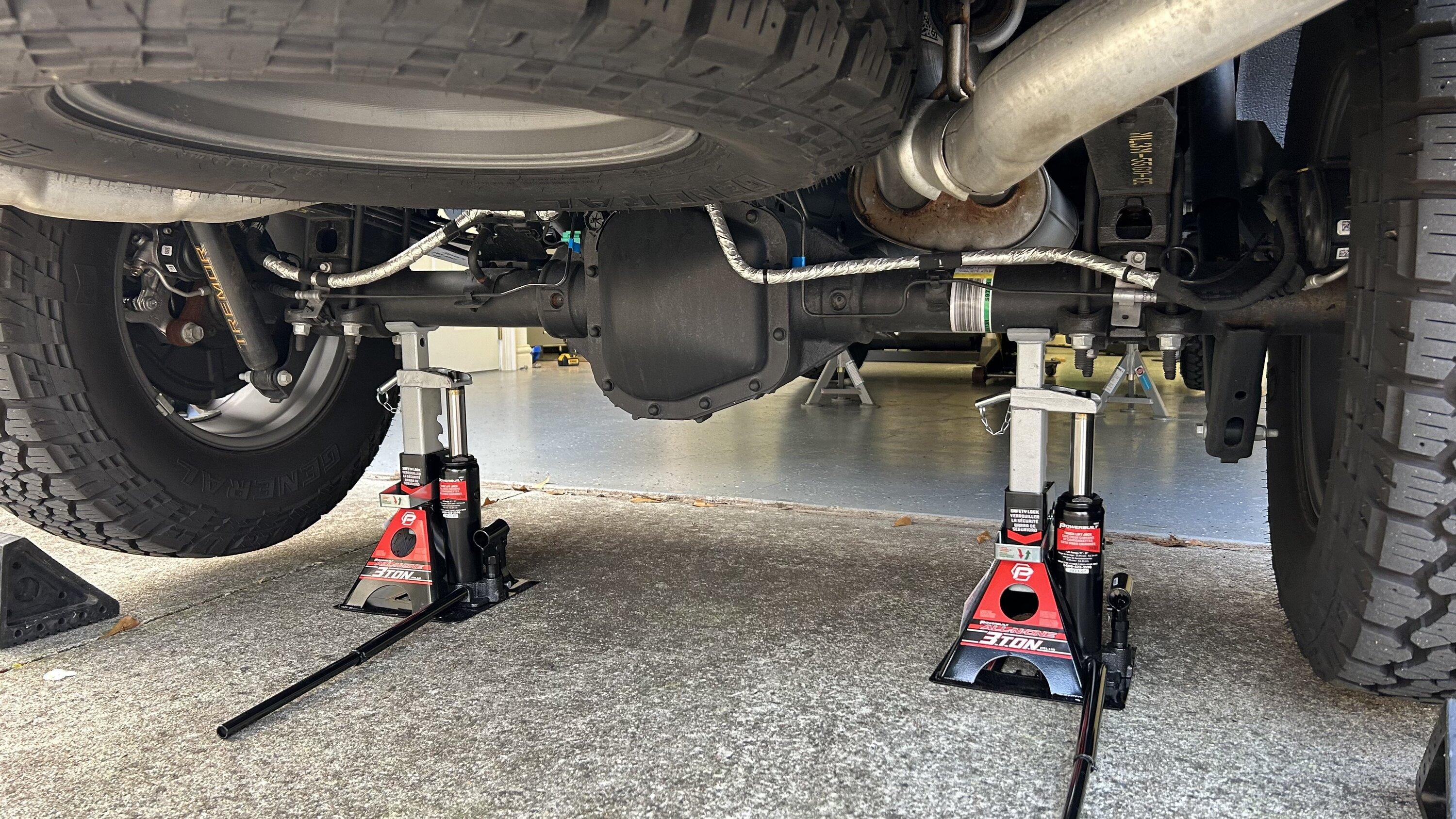 Ford F-150 Which jack stands do you use or where do you place them? IMG_3011