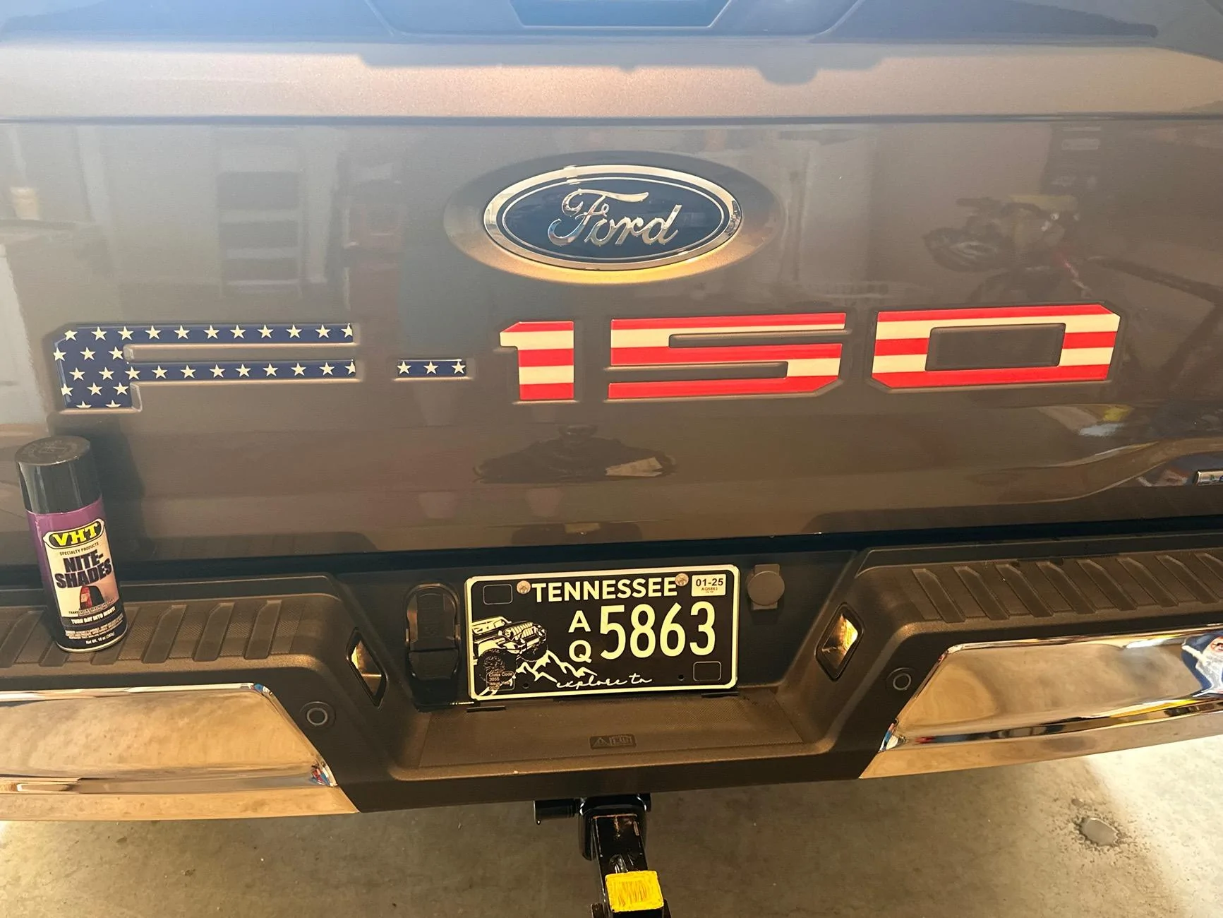 Ford F-150 Tinted my tailgate letters today. IMG_3028