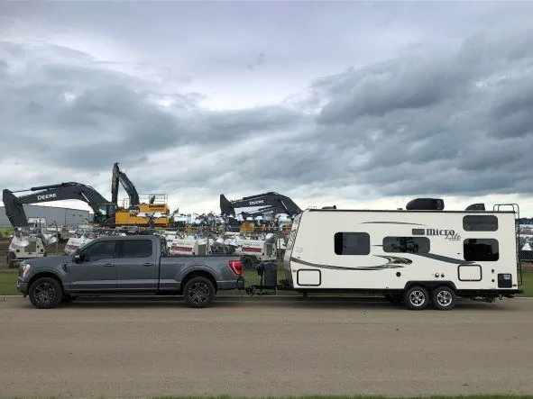 Ford F-150 How's this hitch setup look? IMG_3091