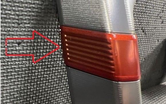 Ford F-150 2021-2023 F150 Raptor Interior red Piece IMG_3102