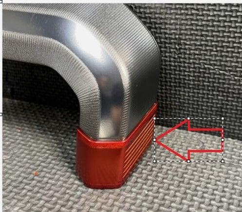 Ford F-150 2021-2023 F150 Raptor Interior red Piece IMG_3103