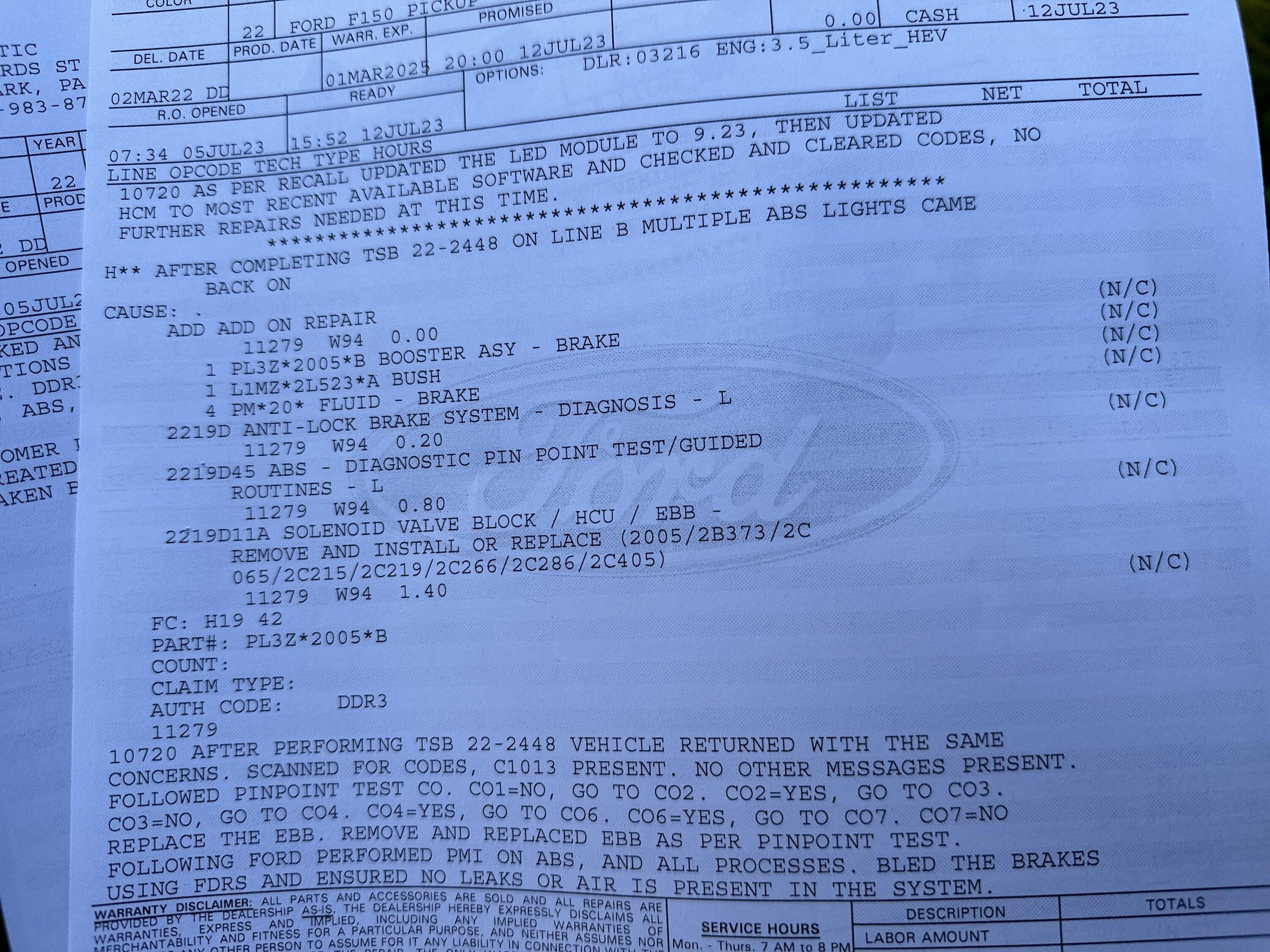 Ford F-150 Brake pedal issues POWERBOOST IMG_3144