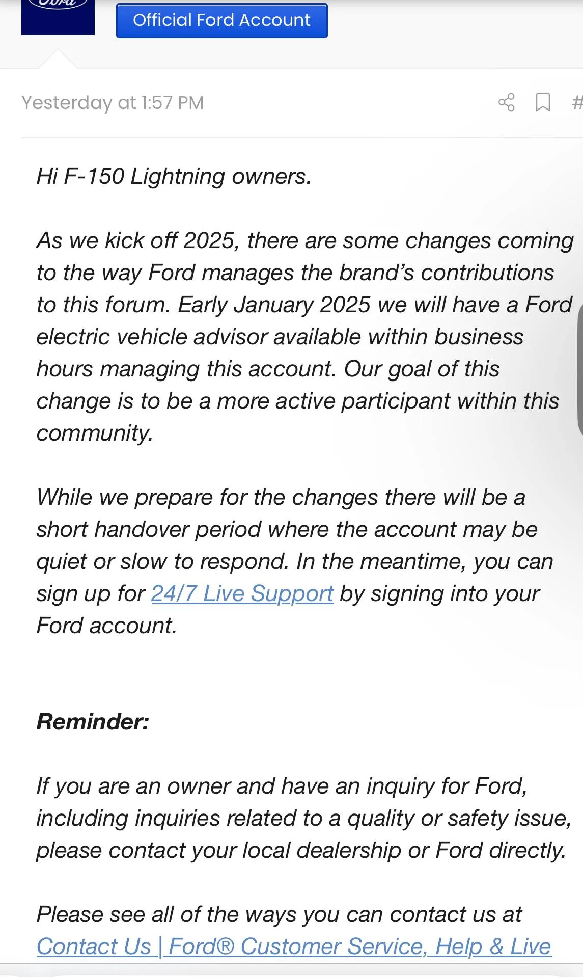 Ford F-150 If you are wondering what the Ford Account/Bot is doing with its spare time….. IMG_3228