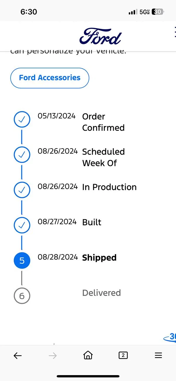 Ford F-150 Delivery from Dearborn to Granger IMG_3341